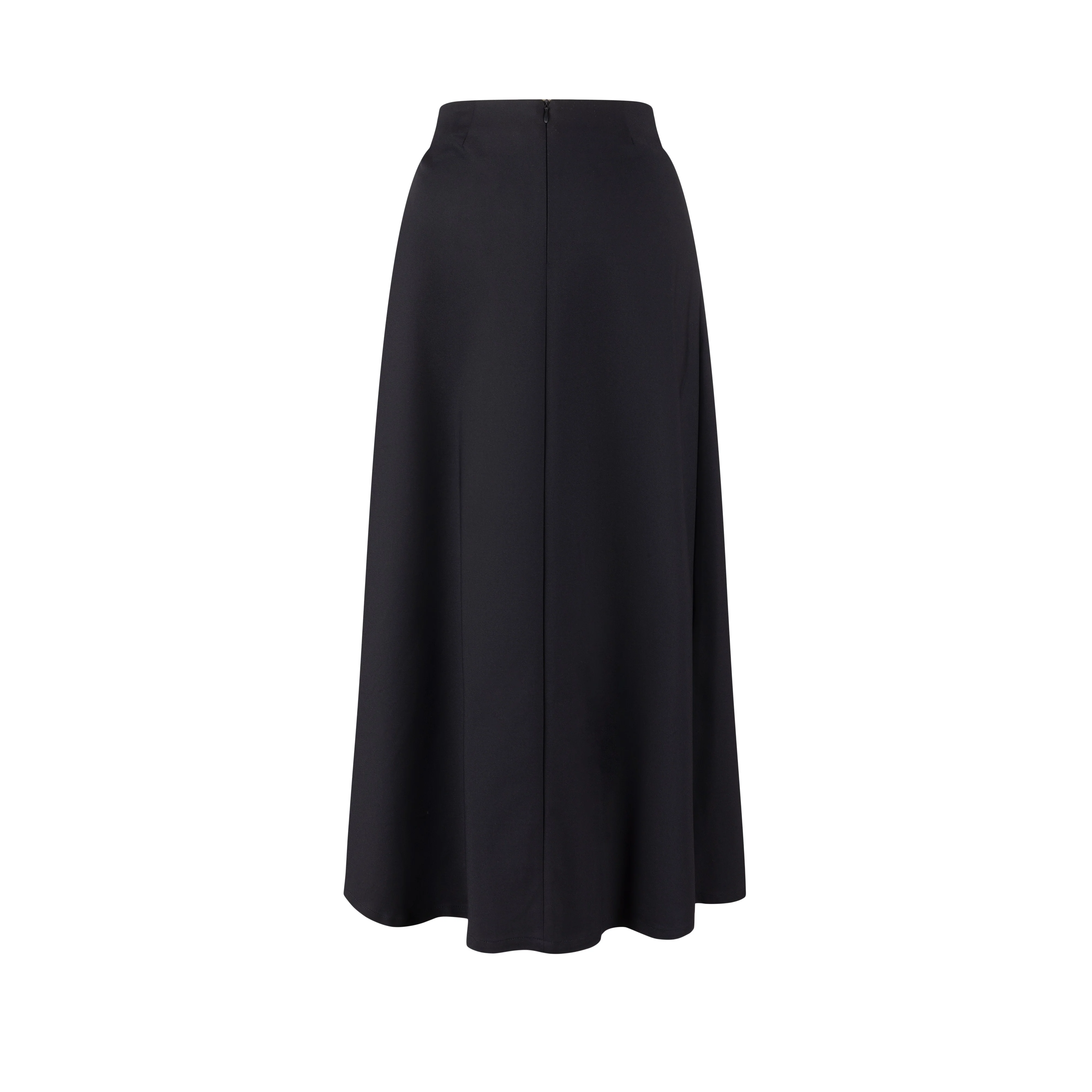 Aline Buckle Skirt-Black - Image 3