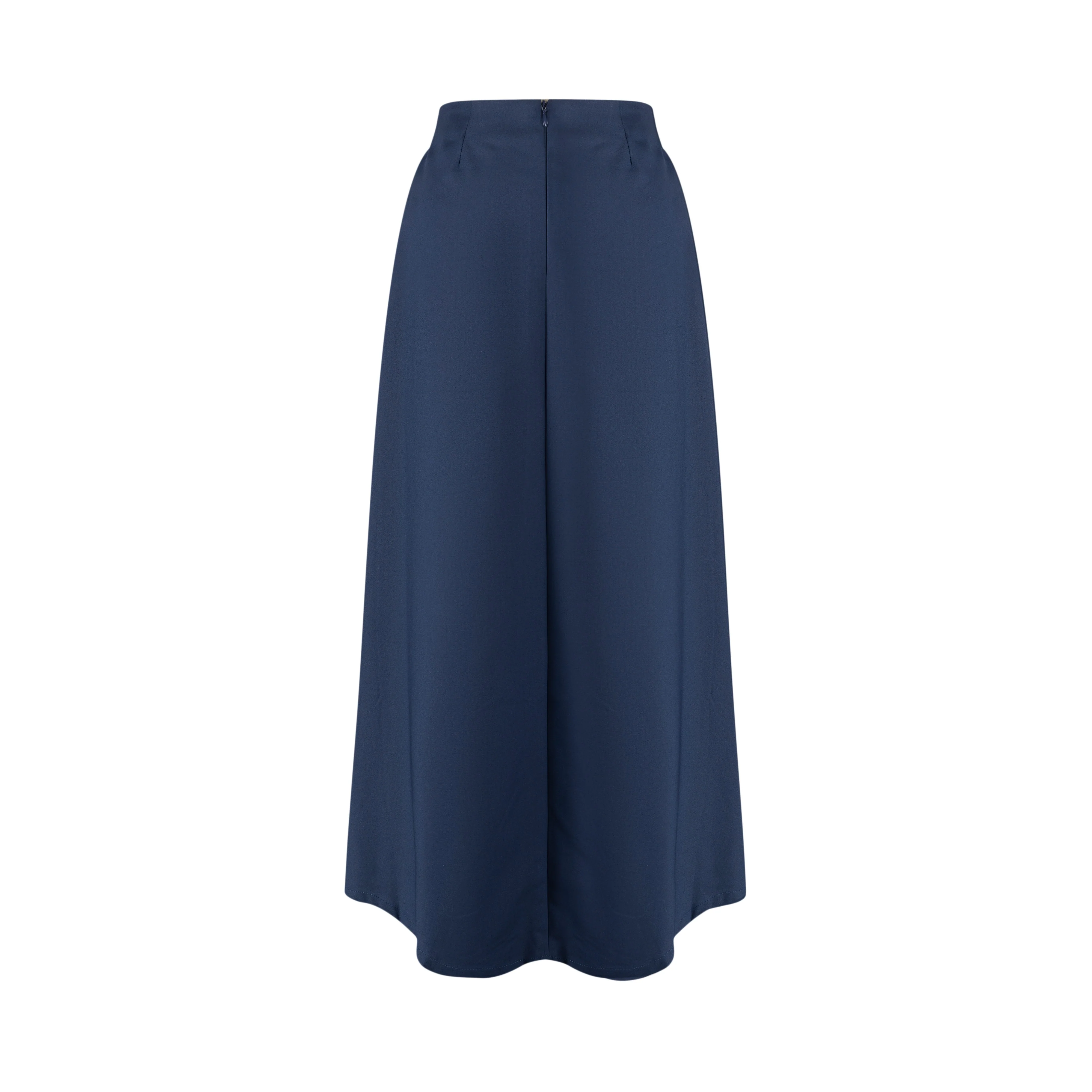 Aline Buckle Skirt- Navy - Image 4