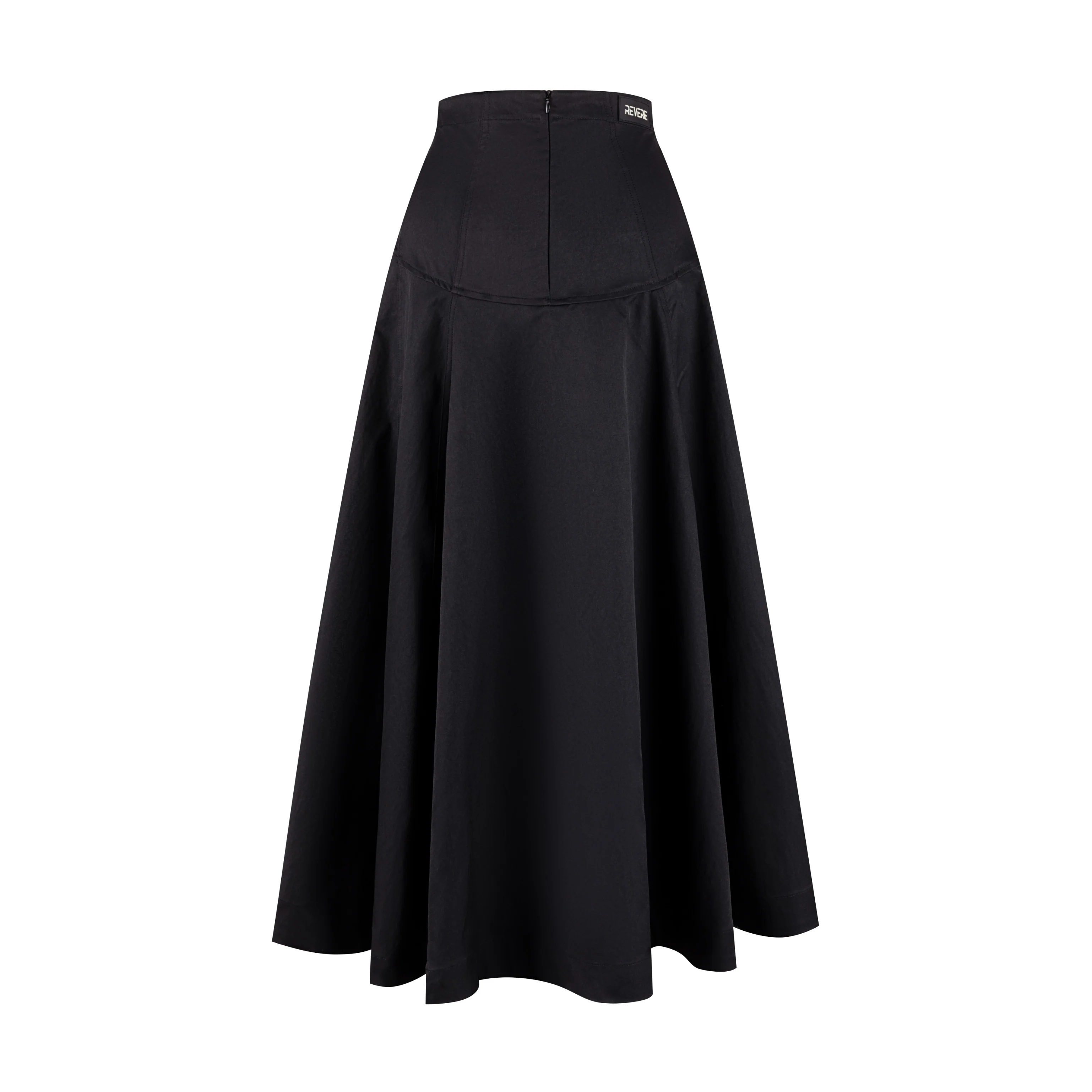 Aline Circle Skirt - Black - Image 2