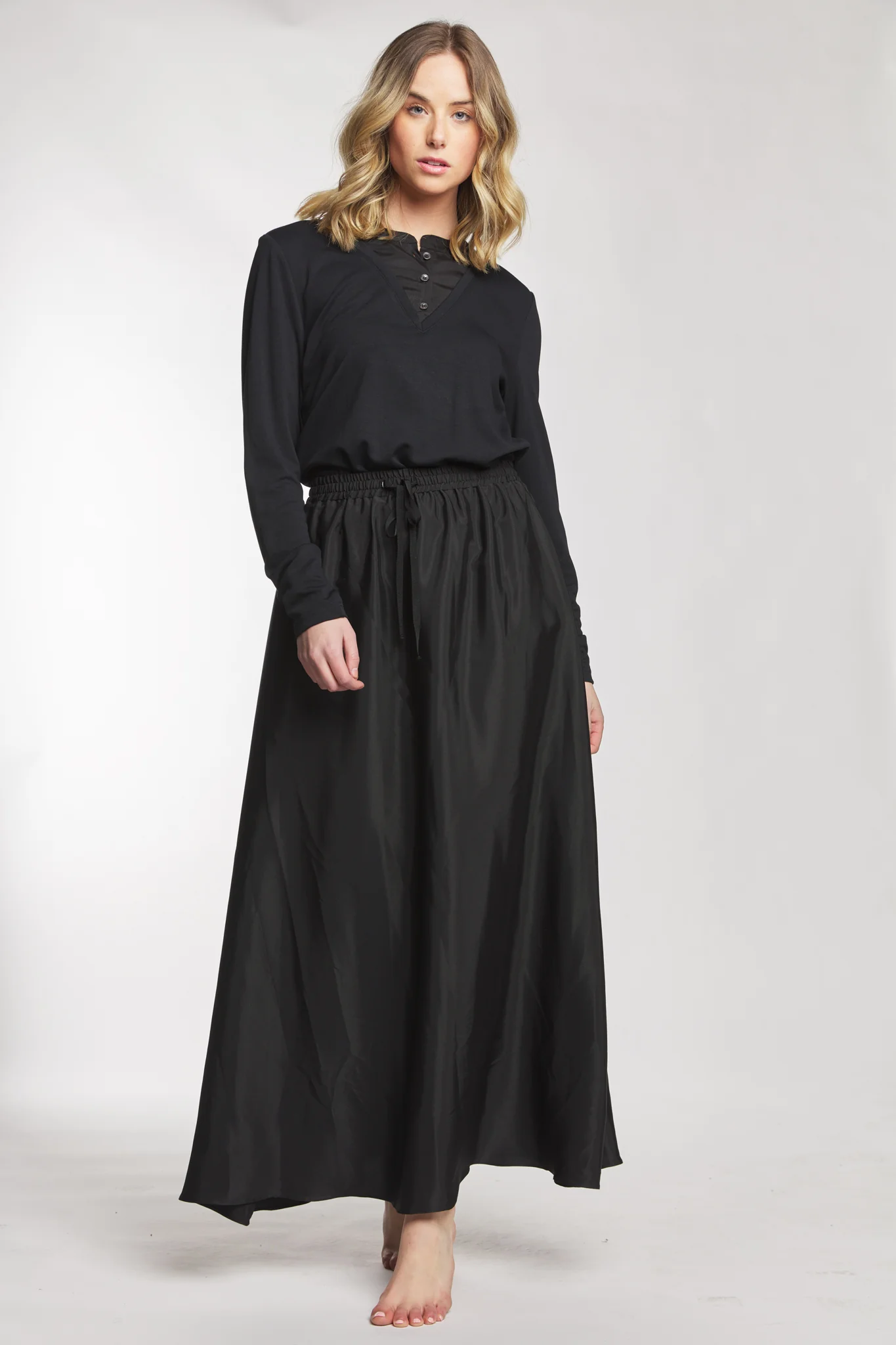 Black Skirt - BA6226-A - Image 2