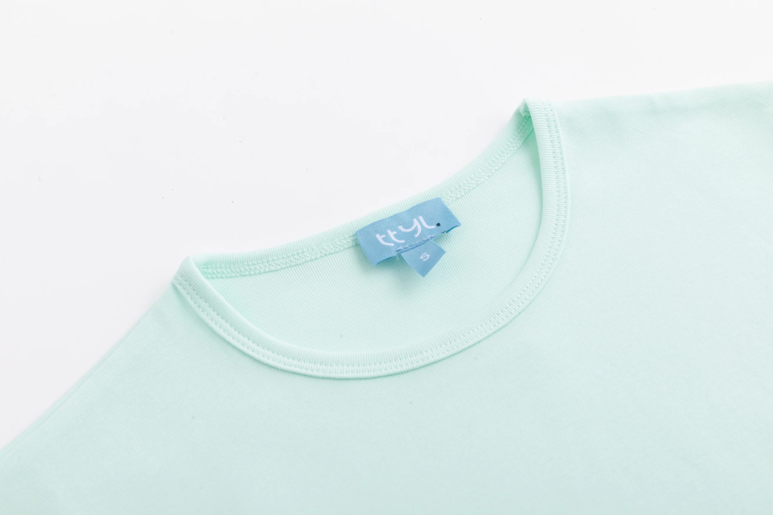 Basic Flat Tee - Mint - Image 4