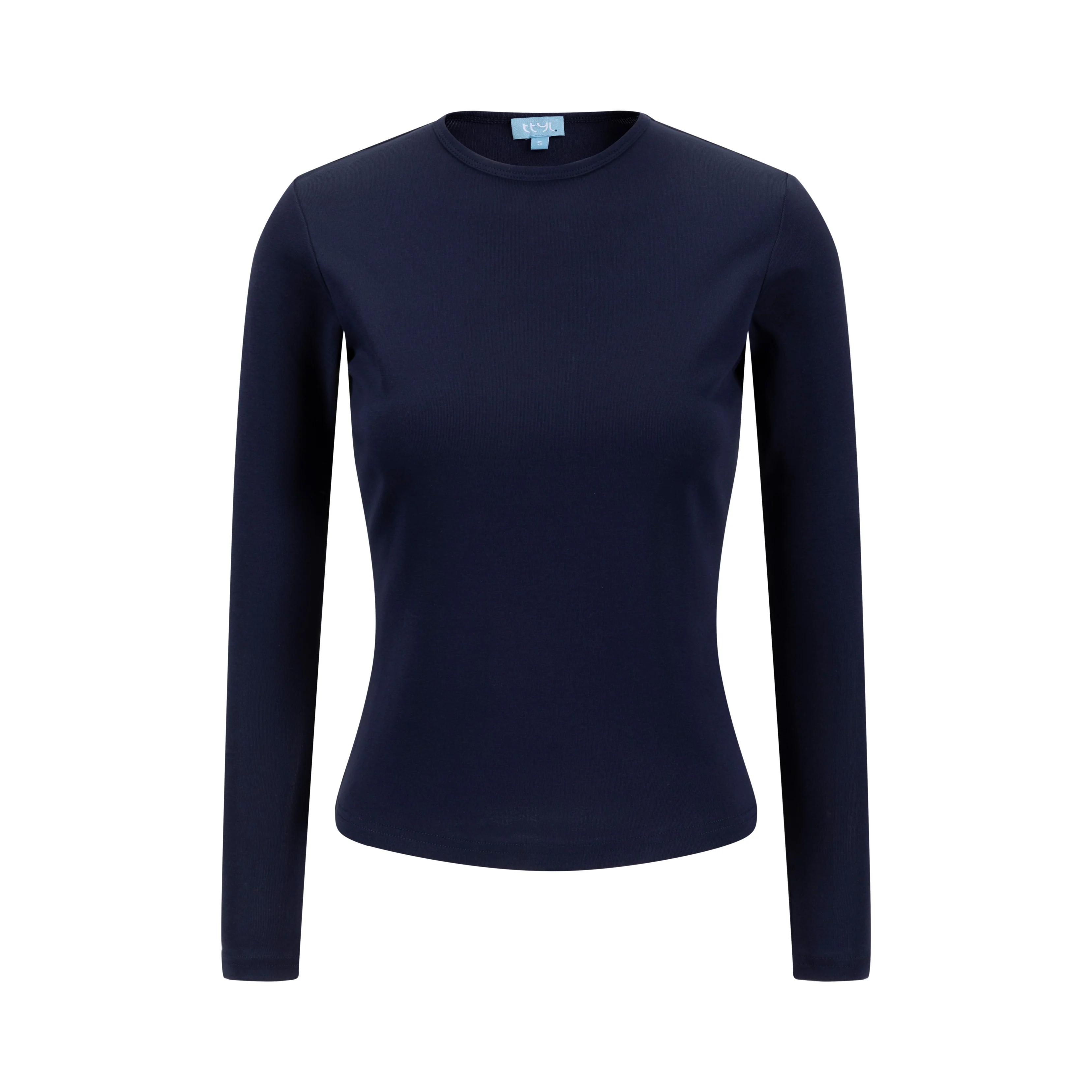 Basic Flat Tee - Navy - Image 2