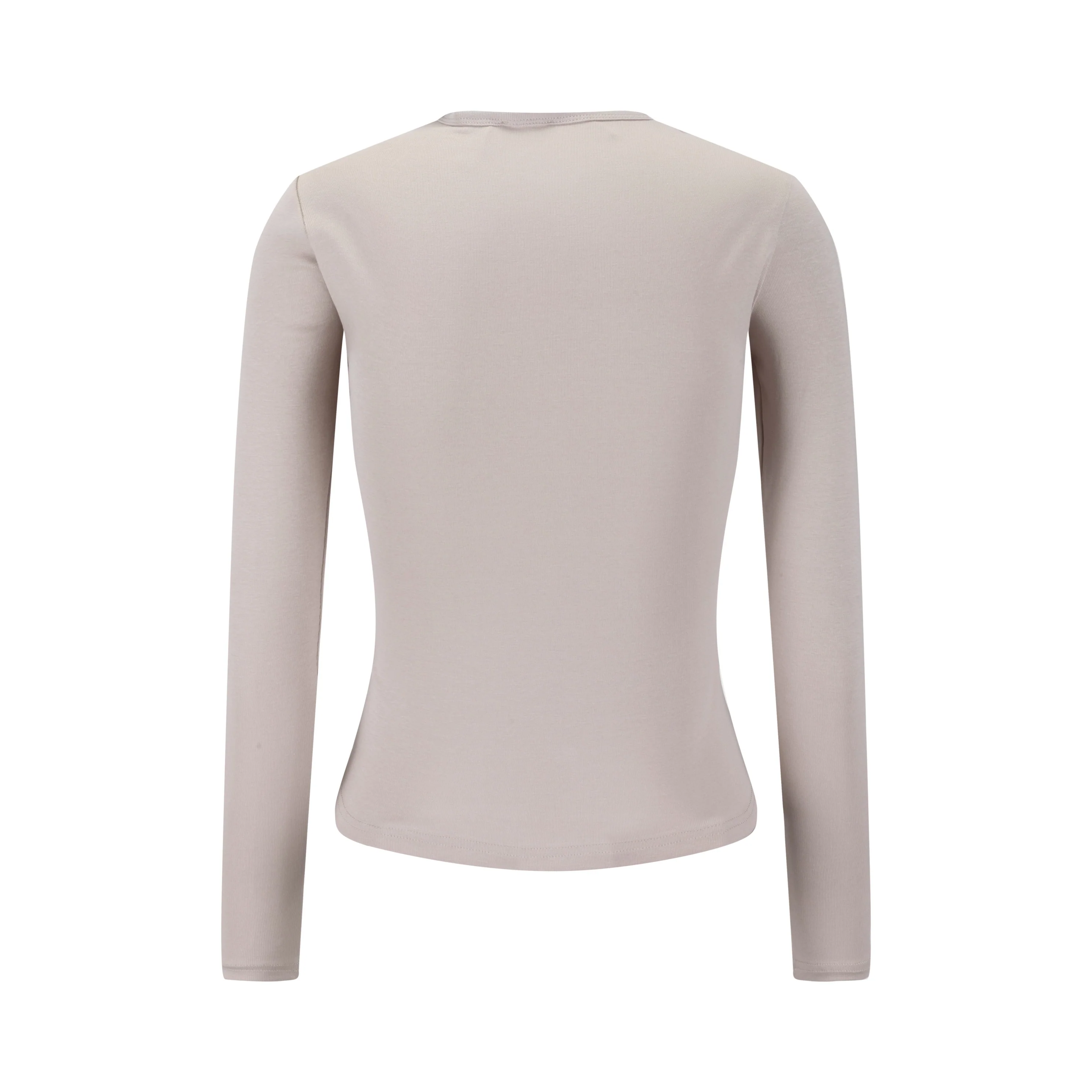 Basic Flat Tee -Stone - Image 3