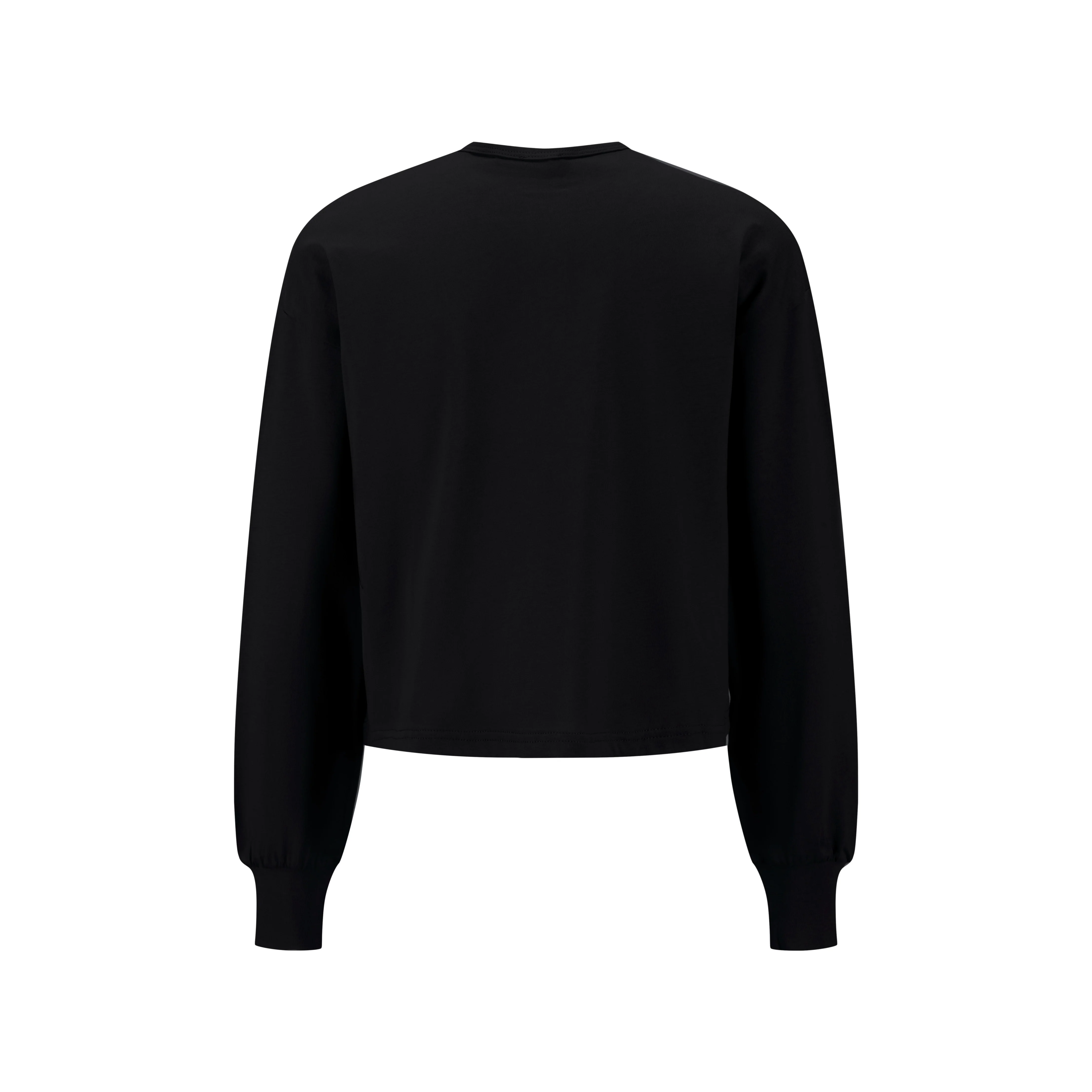 Basic Placket Dolman - Black - Image 2
