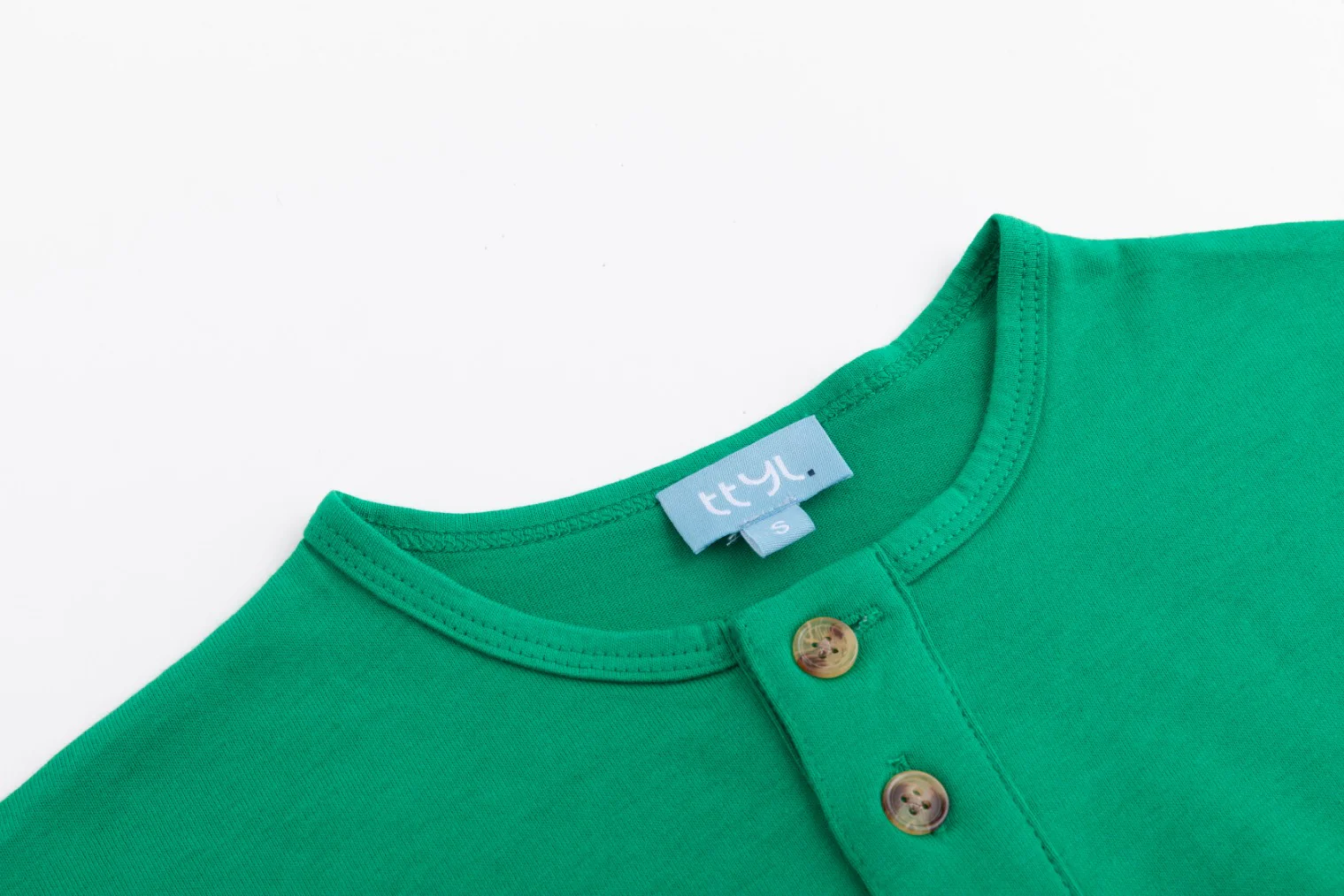 Basic Placket Dolman - Kelly Green - Image 5