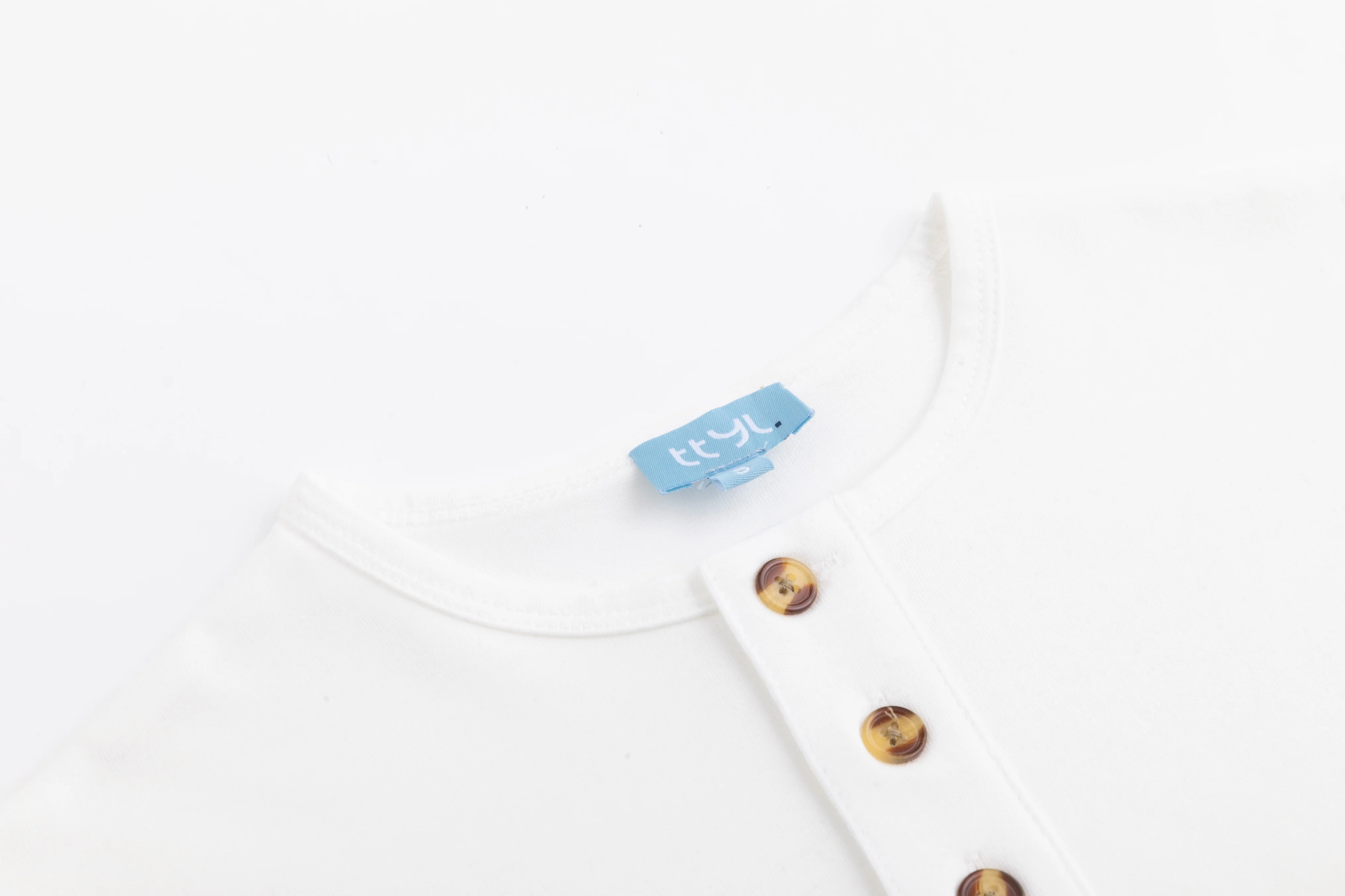 Basic Placket Dolman - White - Image 3