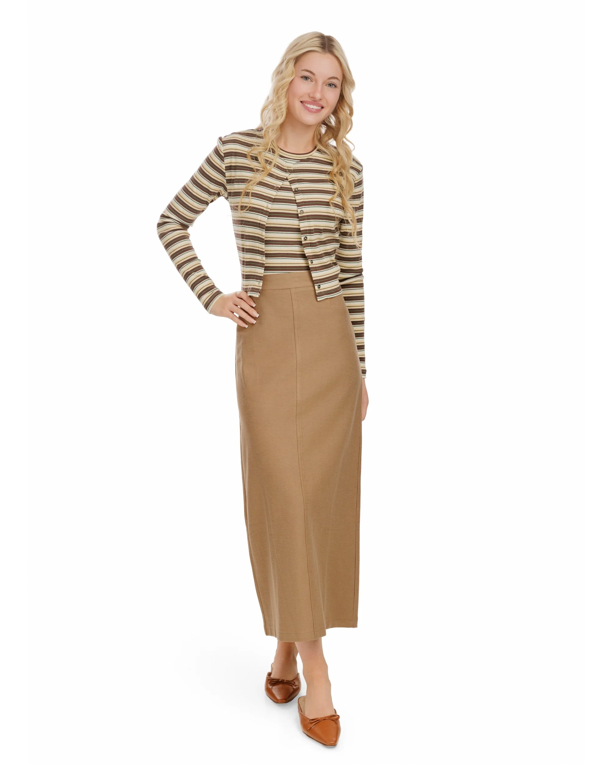 Basic Pocket Skirt - Desert - Image 2