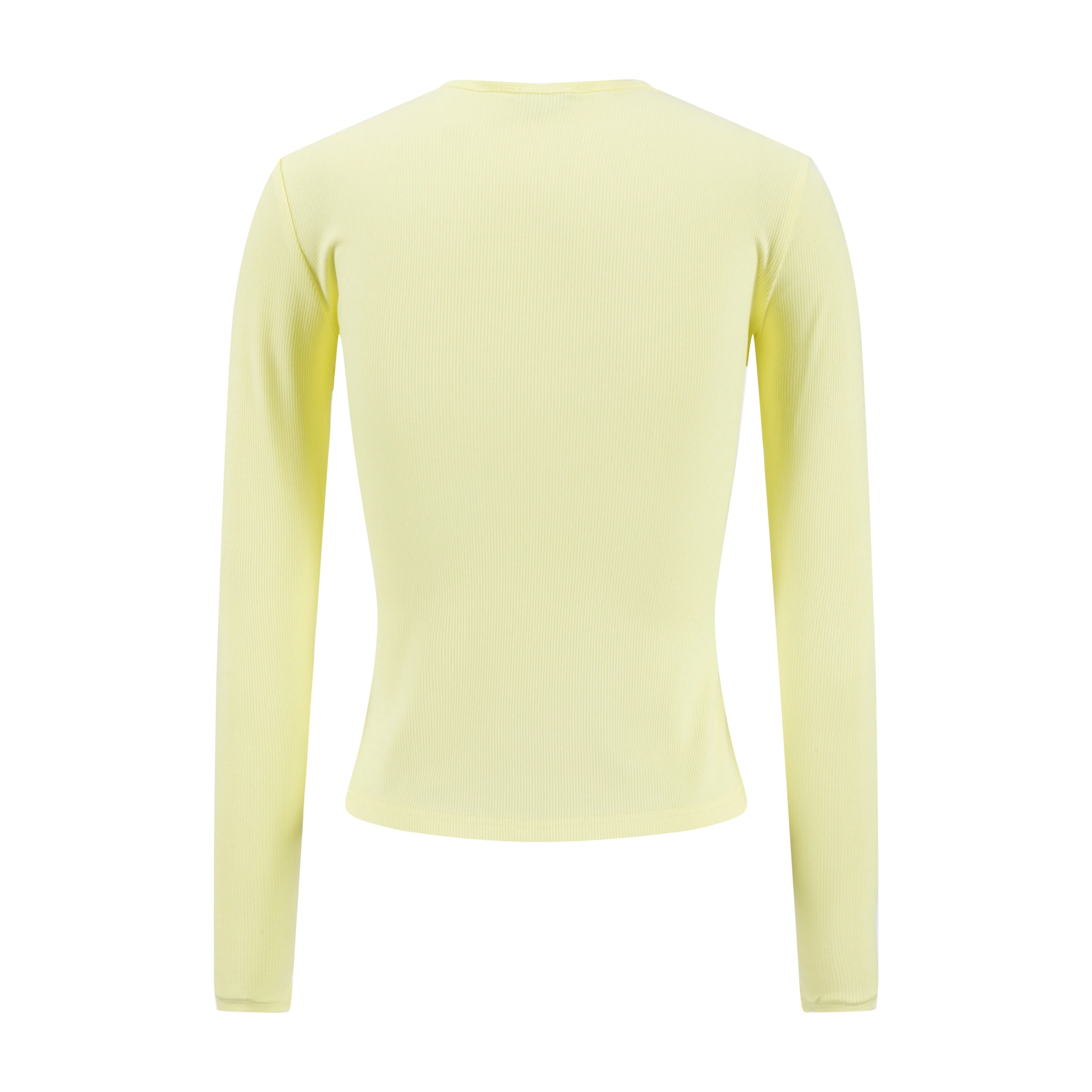 Basic Ribbed Tee- Lemon - Image 3