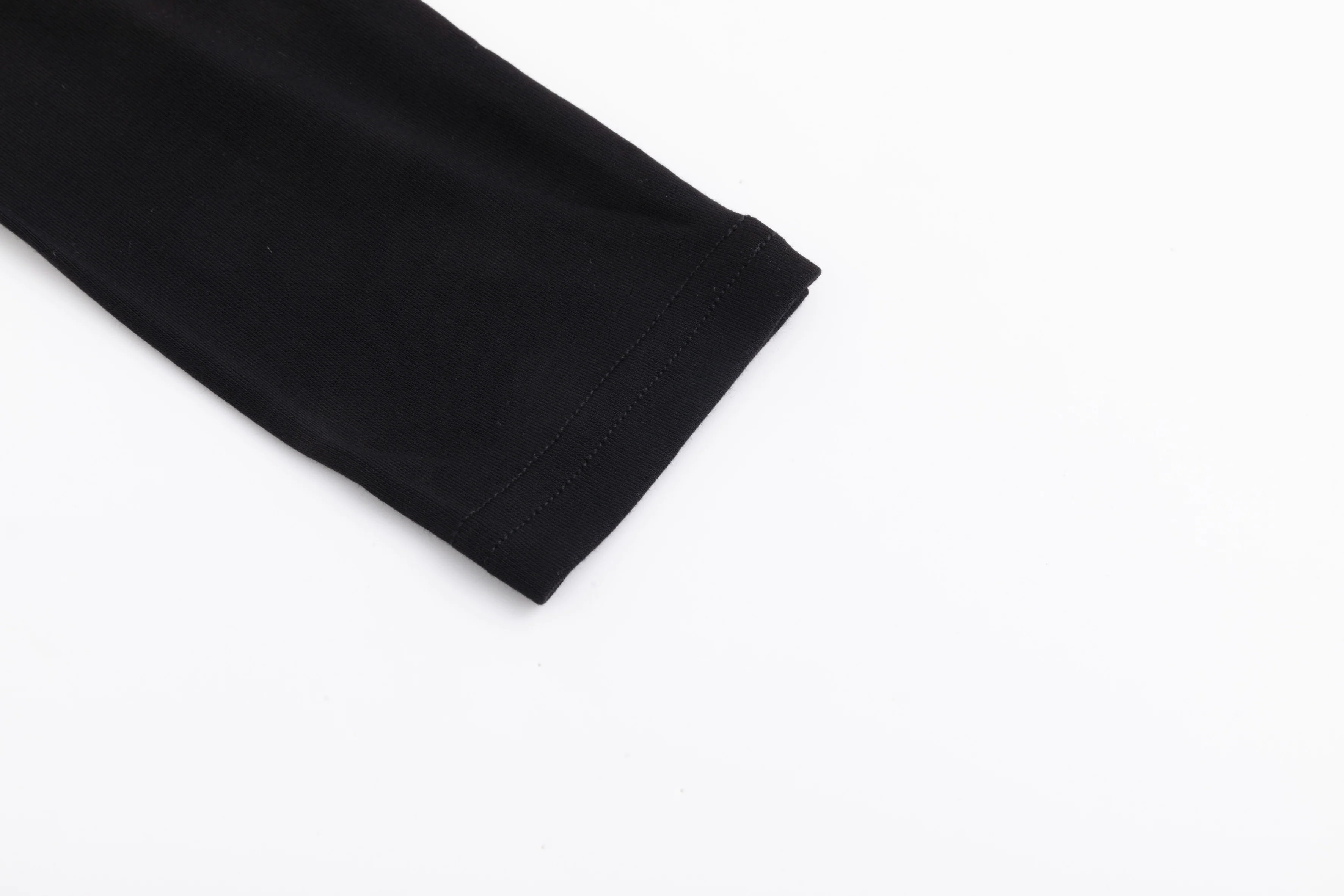 Basic Seam Wrap Top- Black - Image 3