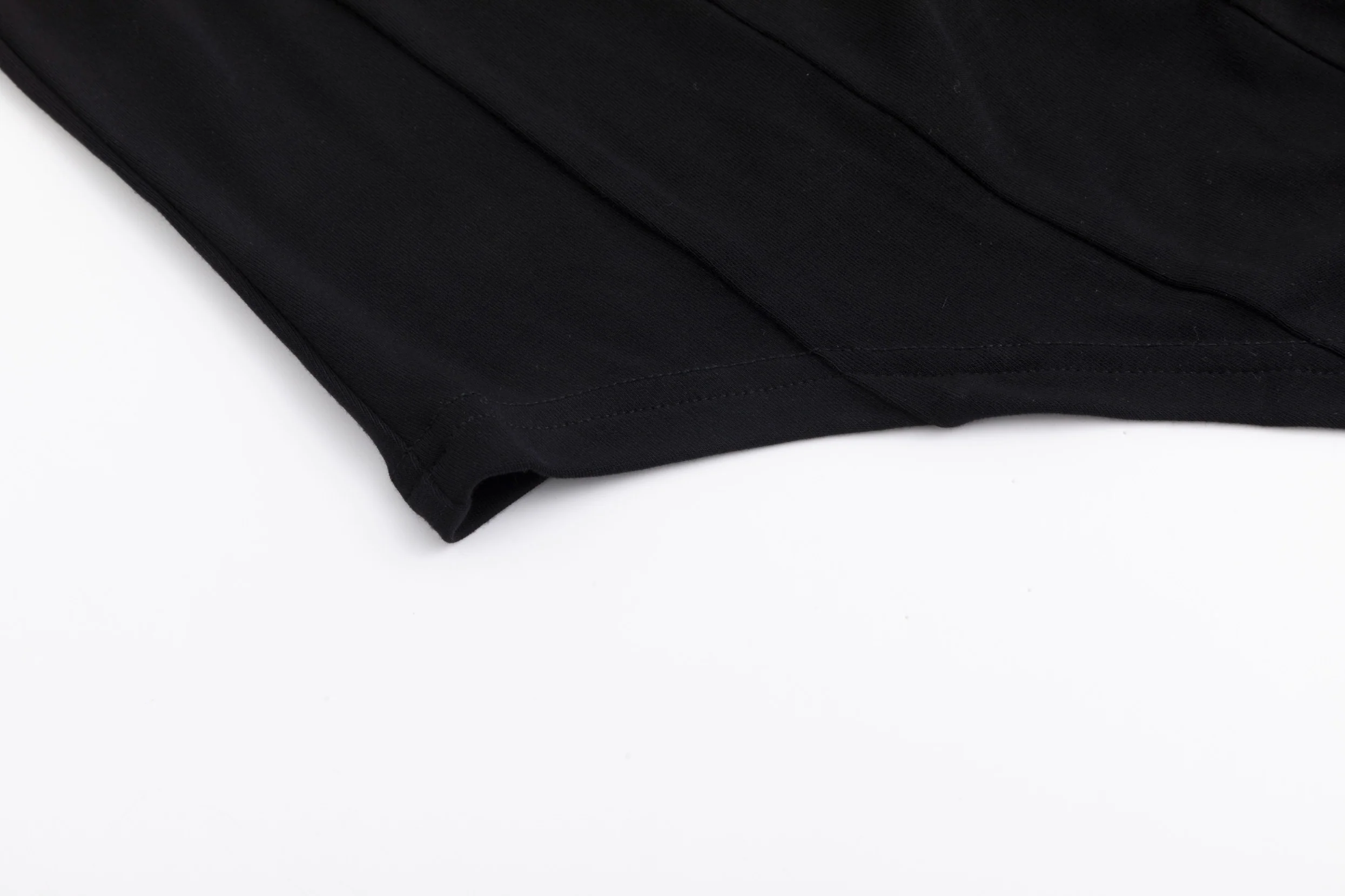 Basic Seam Wrap Top- Black - Image 4