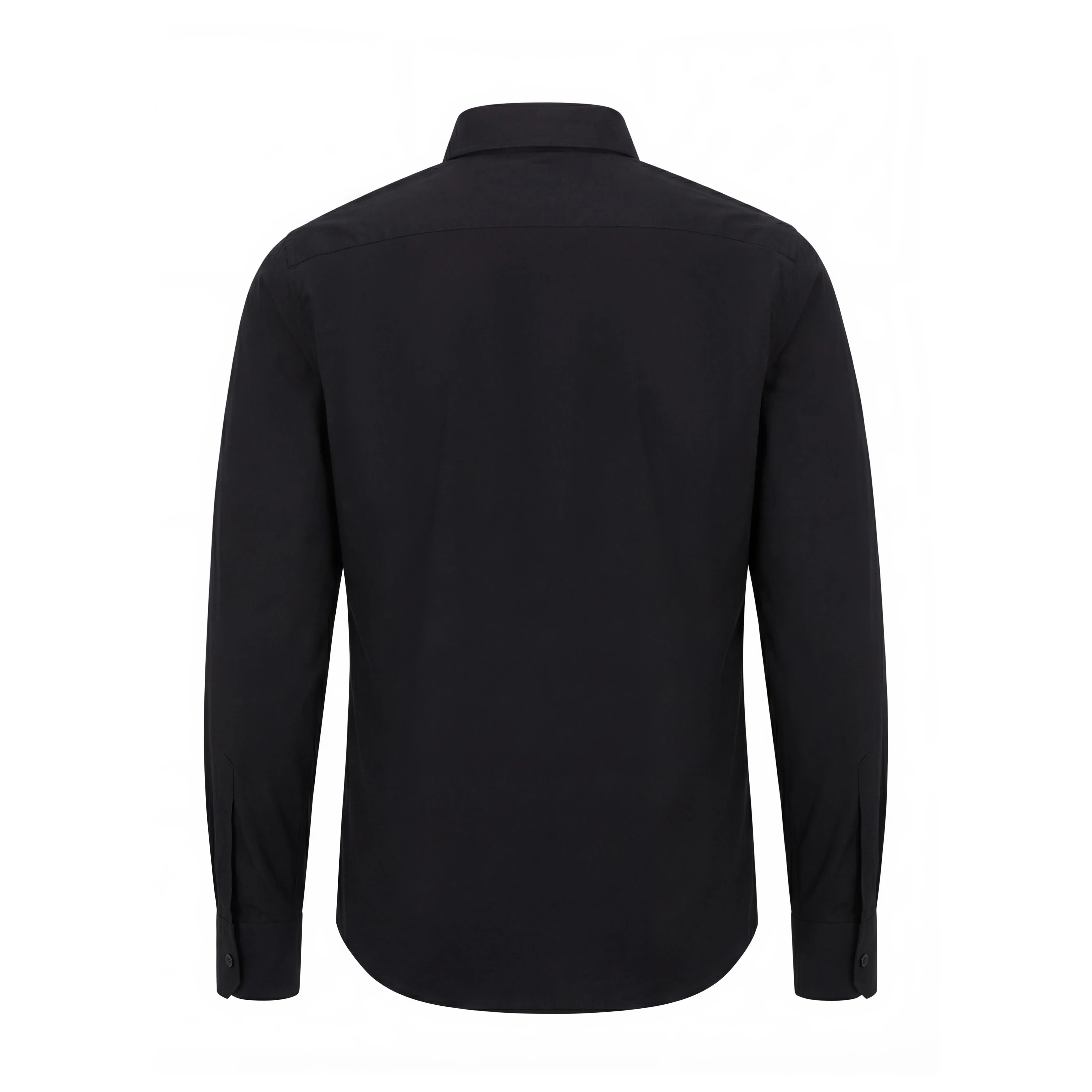 3D Flower Pleated Shirt - Black - Image 2