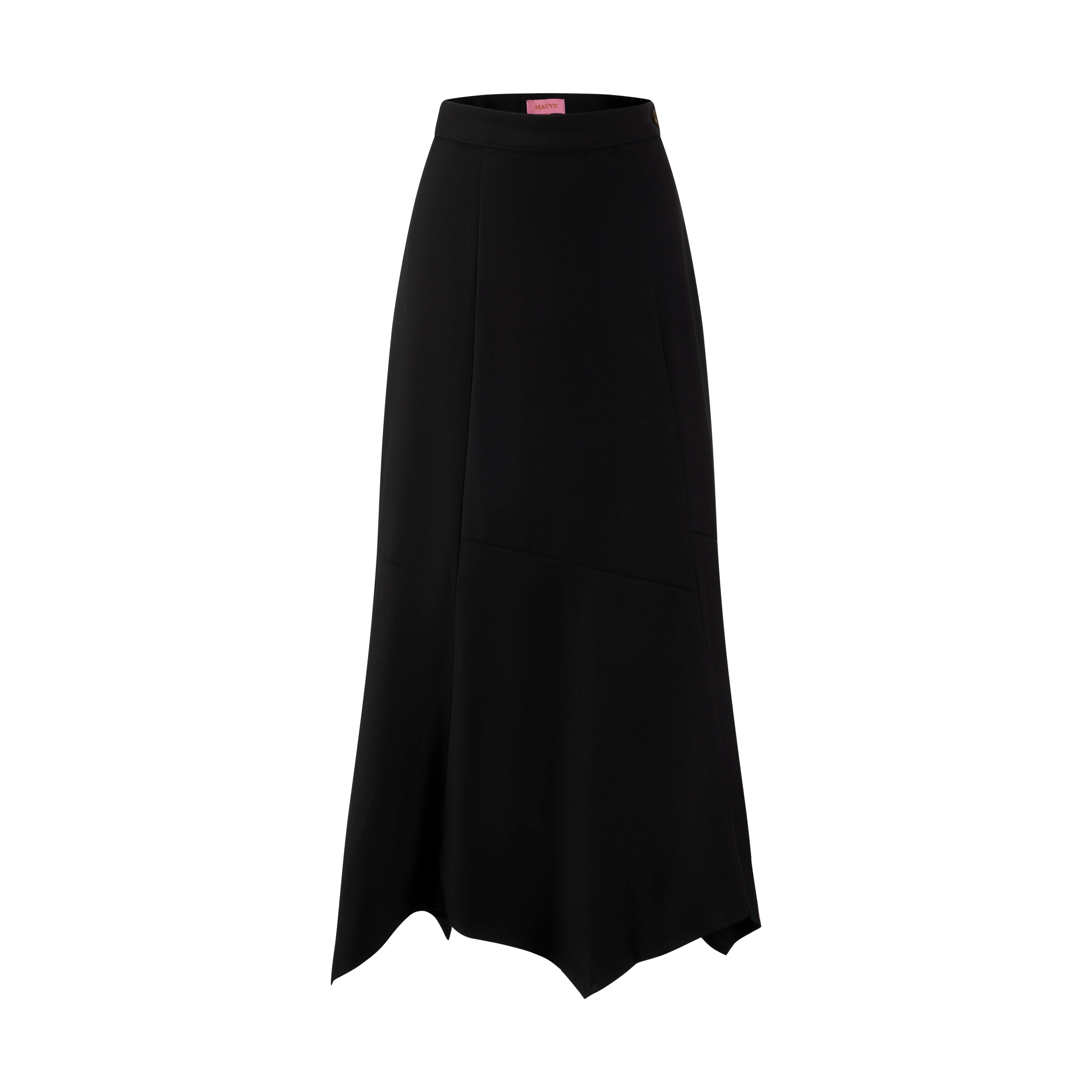 Black A-Lined Seem Skirt - Image 3