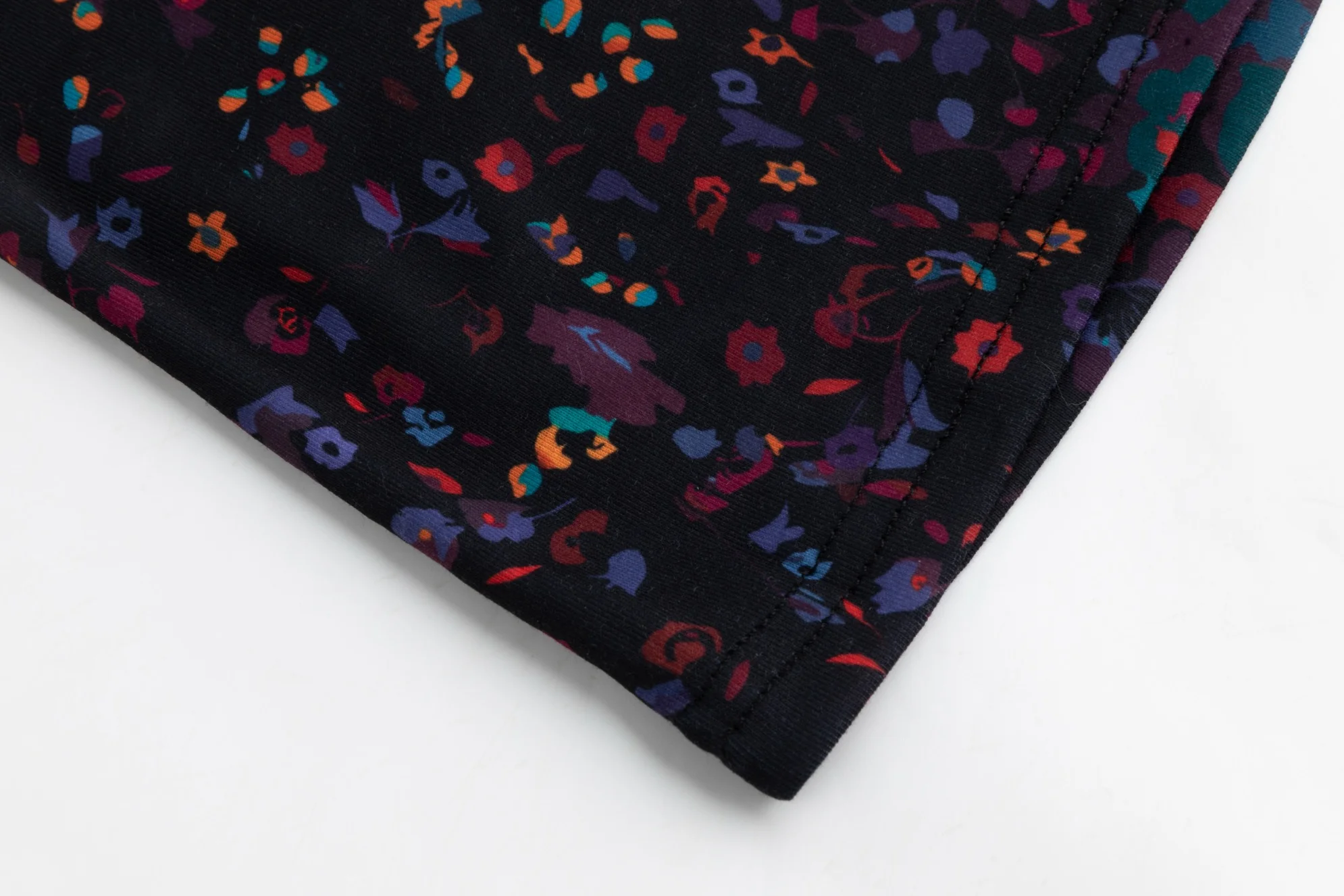 Black And Purple Multi Floral Print Top - Image 6