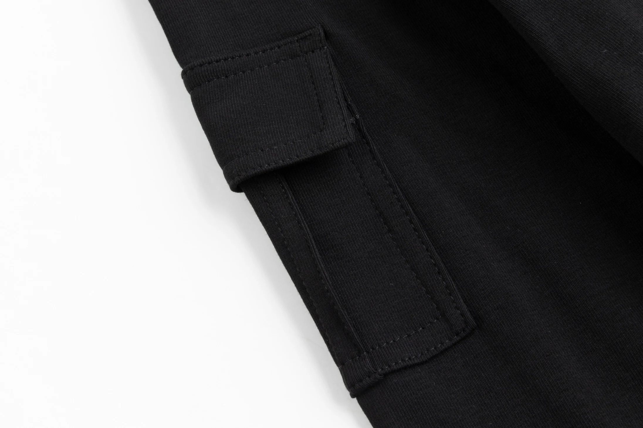Black Mock Neck With Pockets On Sleeve - Image 5