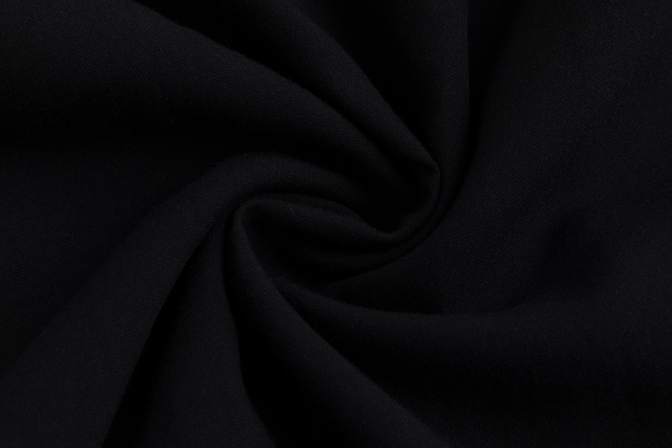 Black Wool Dress With Floral Embroidered Knit Overlay - Image 7