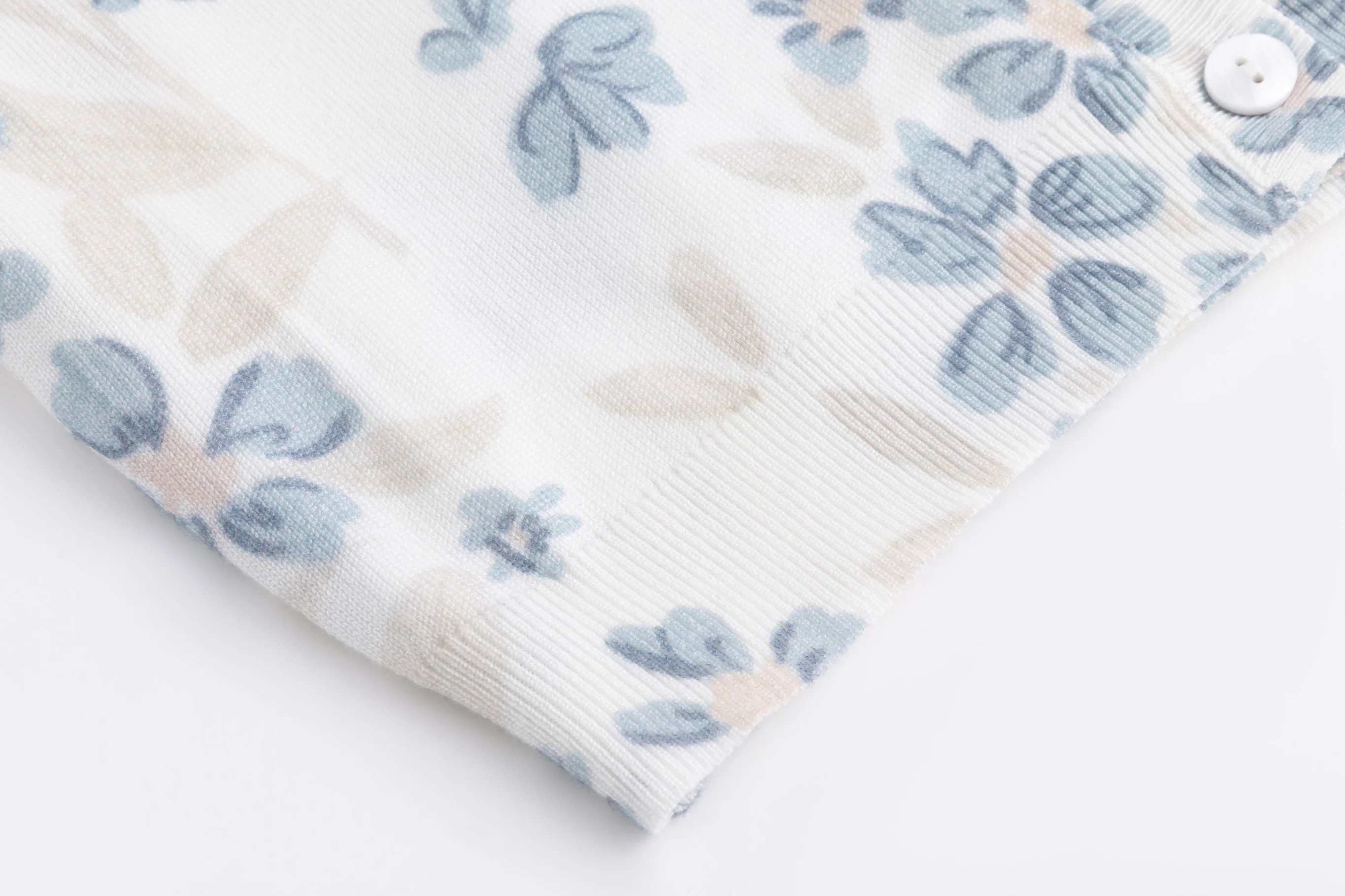 Blue Floral Knit Twinset - Image 4