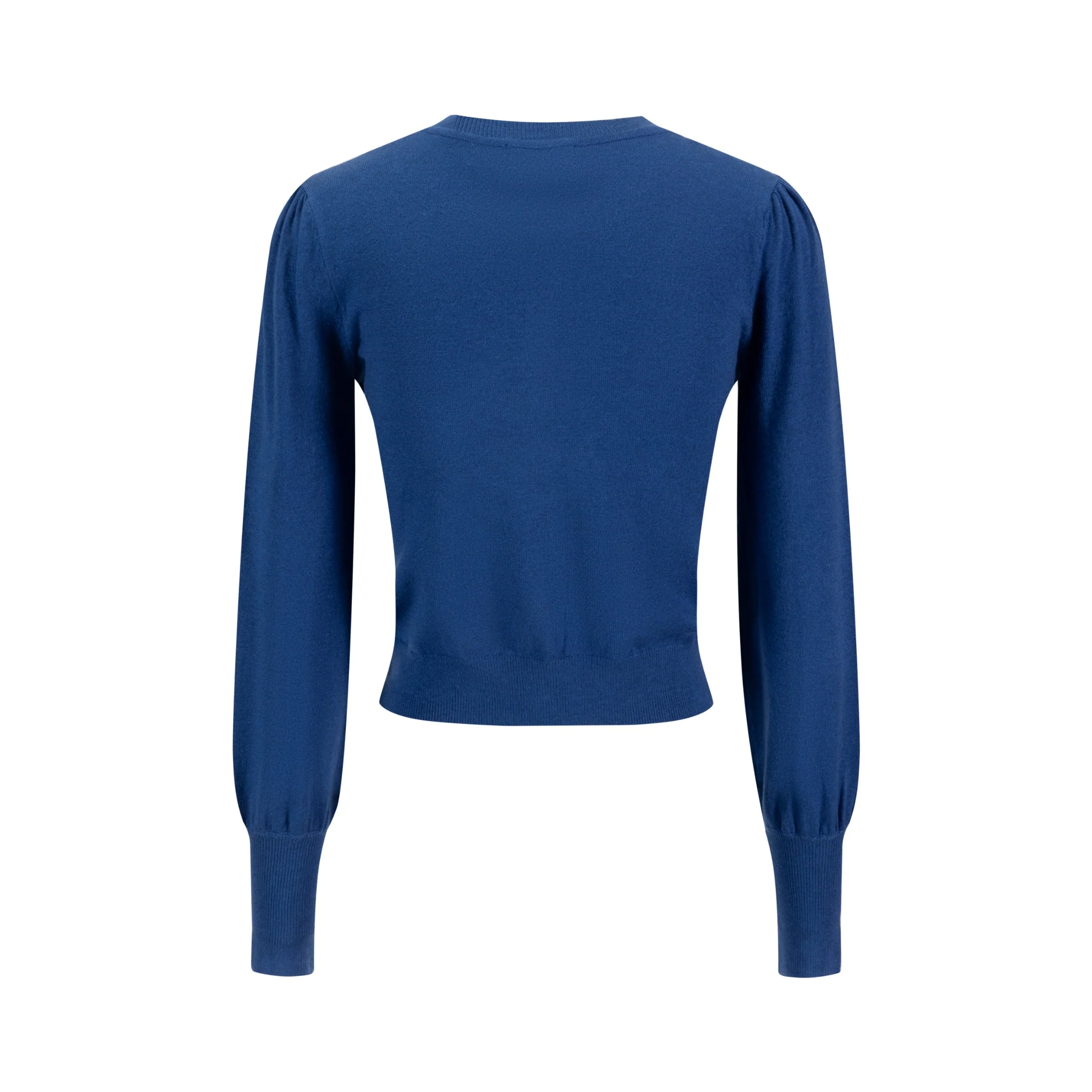 Blue Knit Cardigan - WS6264T-A - Image 3