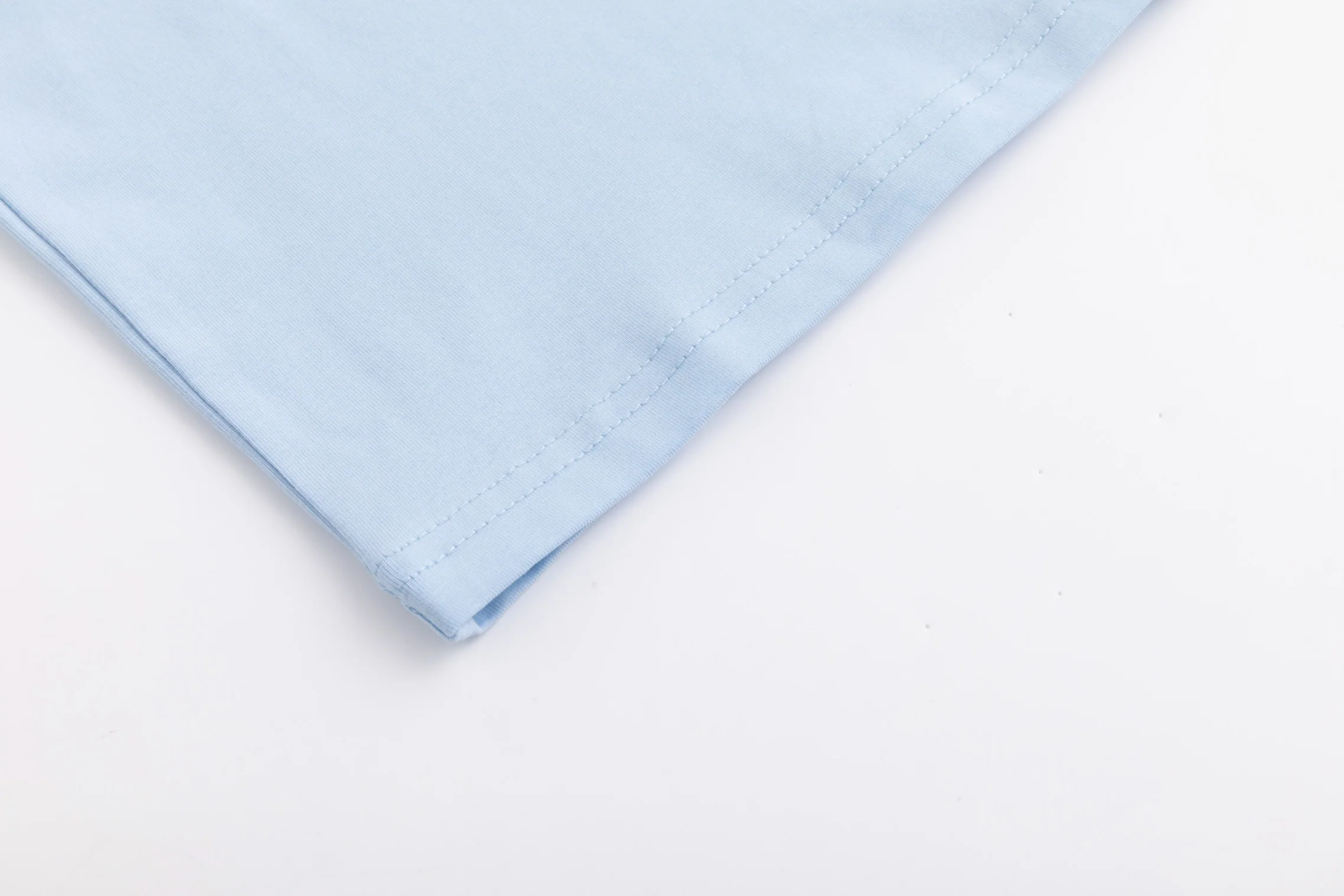Blue Polo With Multi Color Collar Detail - Image 5