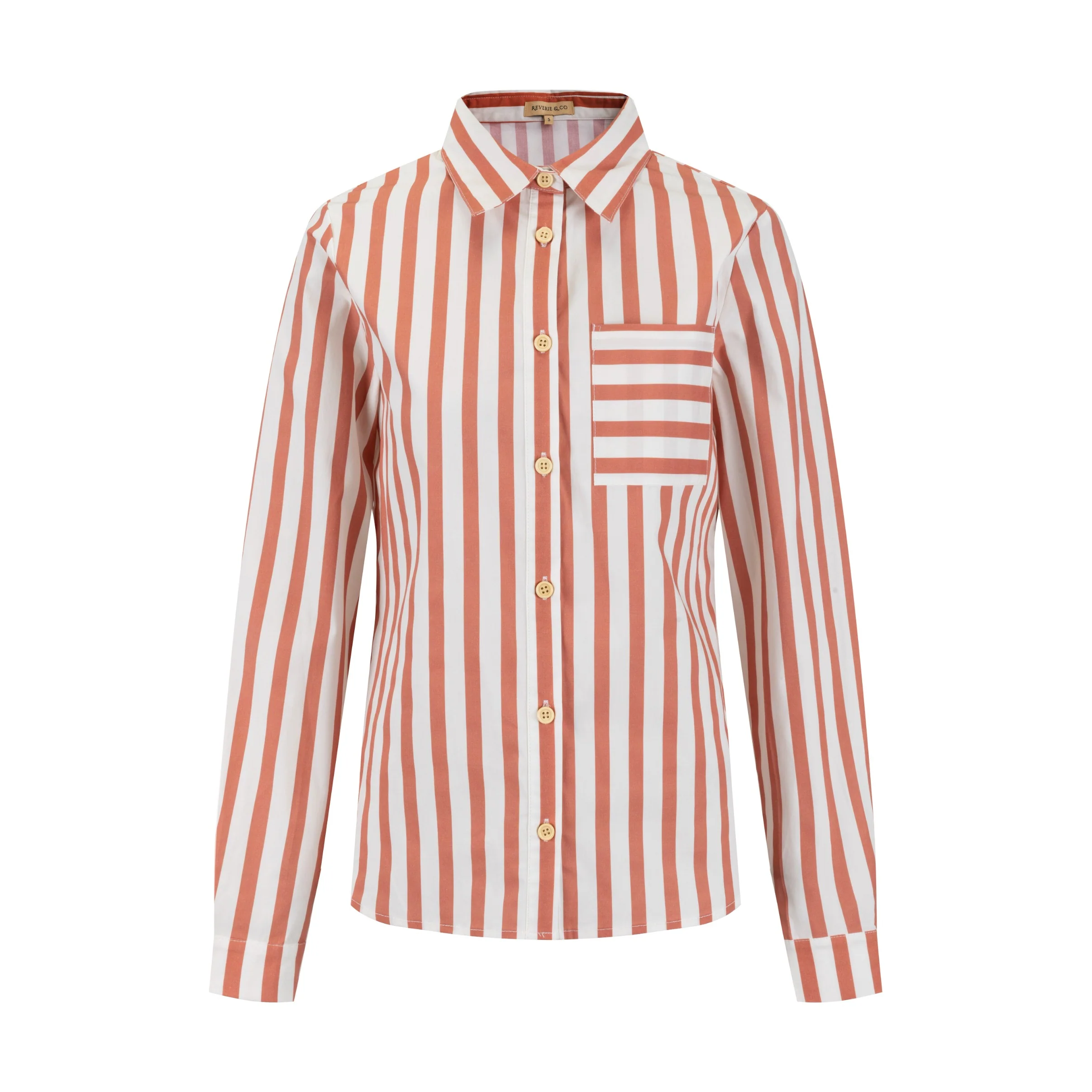 Bold Striped Blouse - Pattern Sunset - Image 3