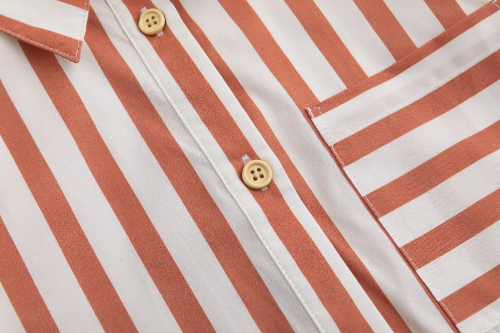 Bold Striped Blouse - Pattern Sunset - Image 6
