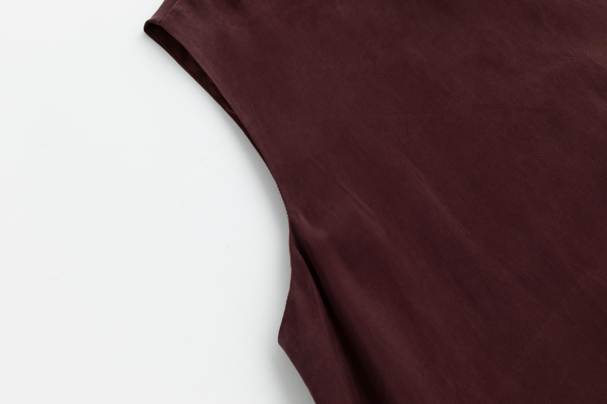 Brushed Suede Jumper - Burgundy - Image 4