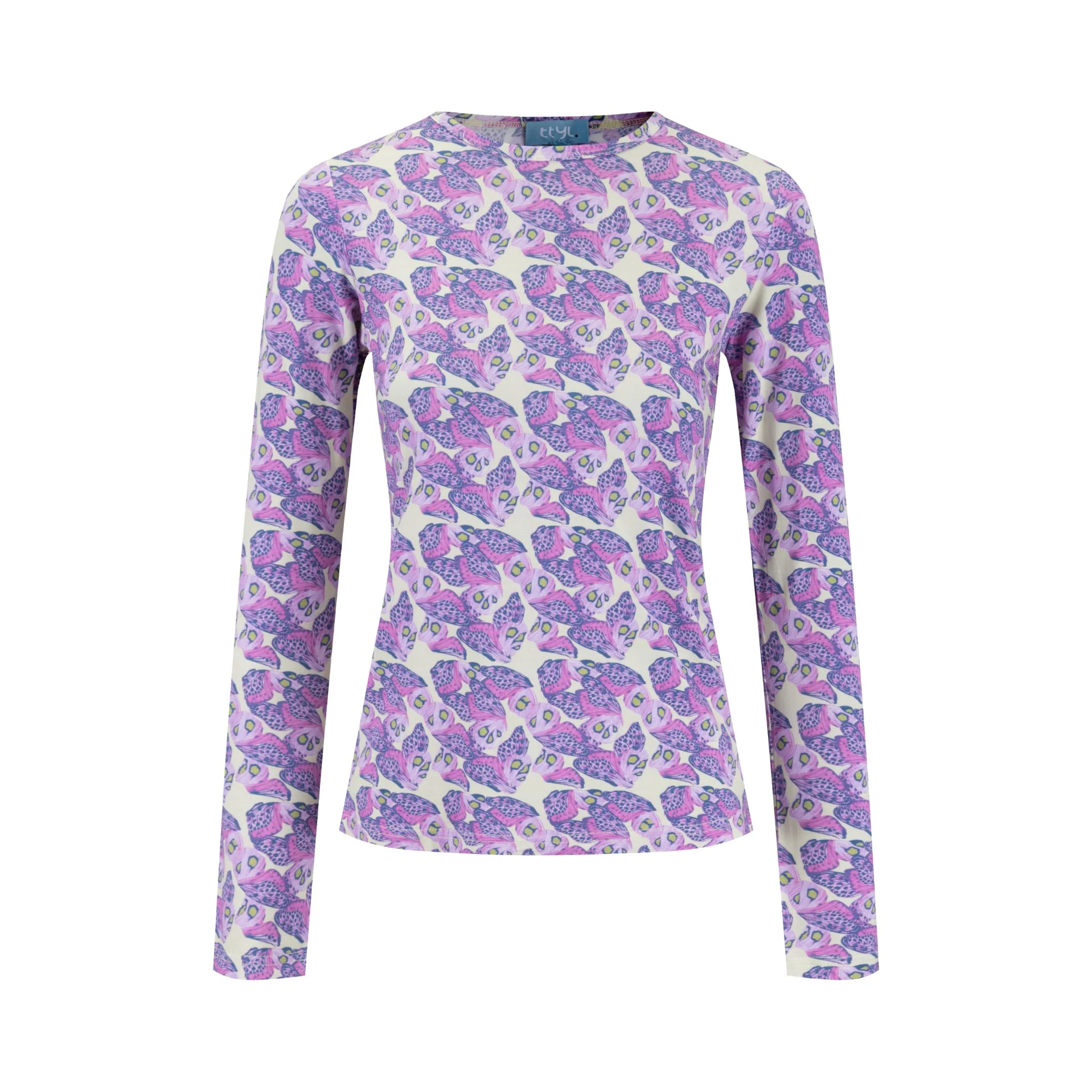 Butterfly Tee Shirt - Yellow - Image 3