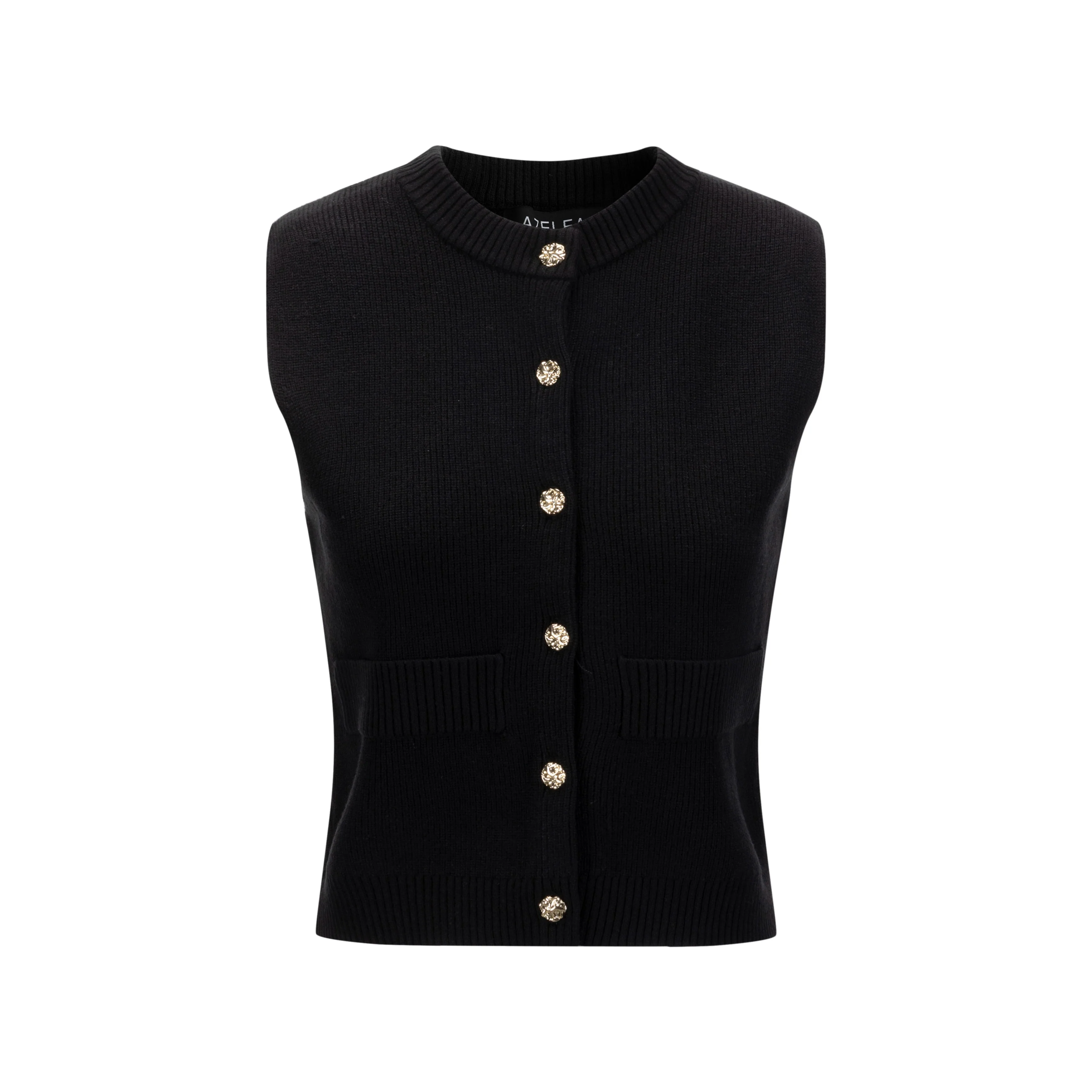 Cardi Vest - Black - Image 2