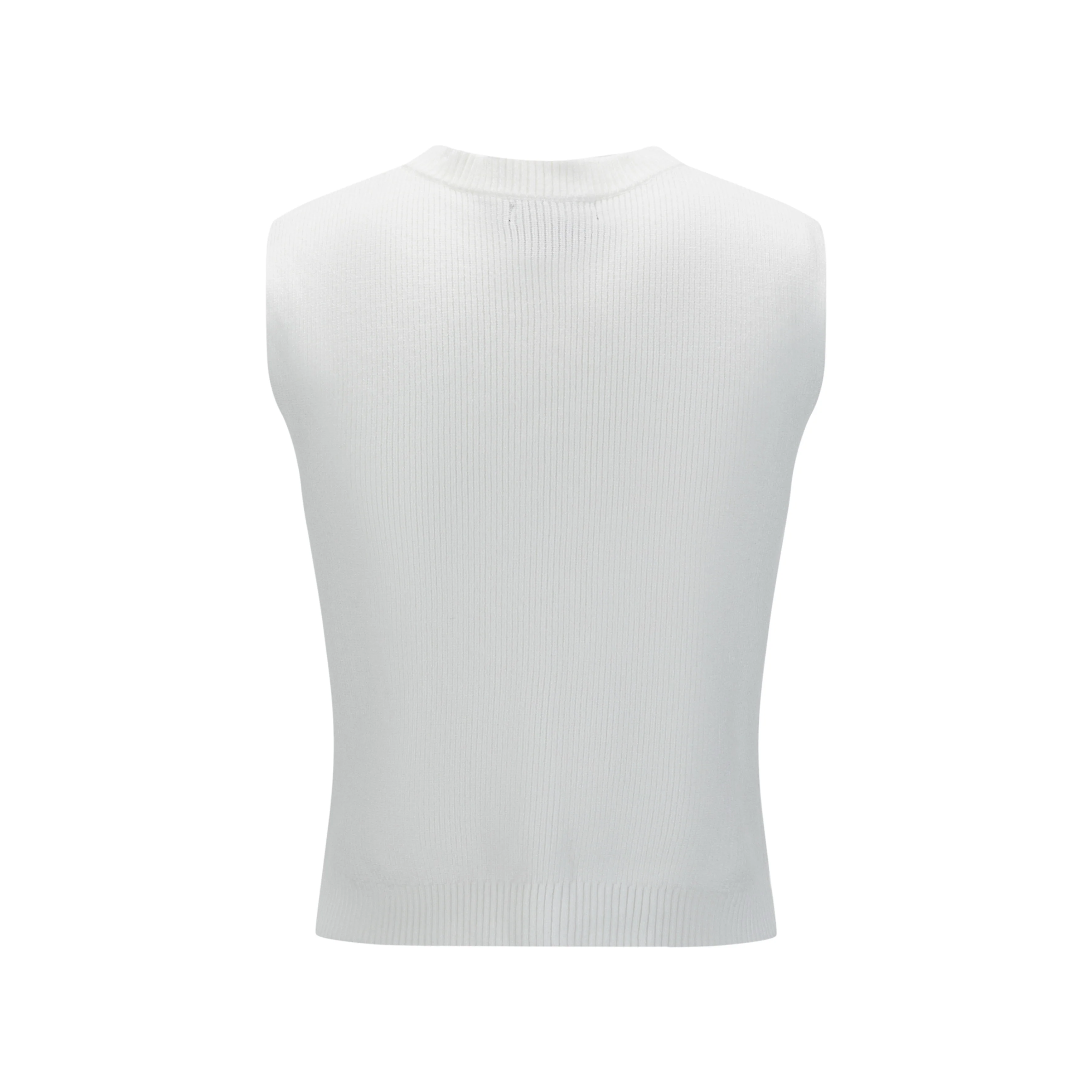 Cardi Vest - Ivory - Image 3