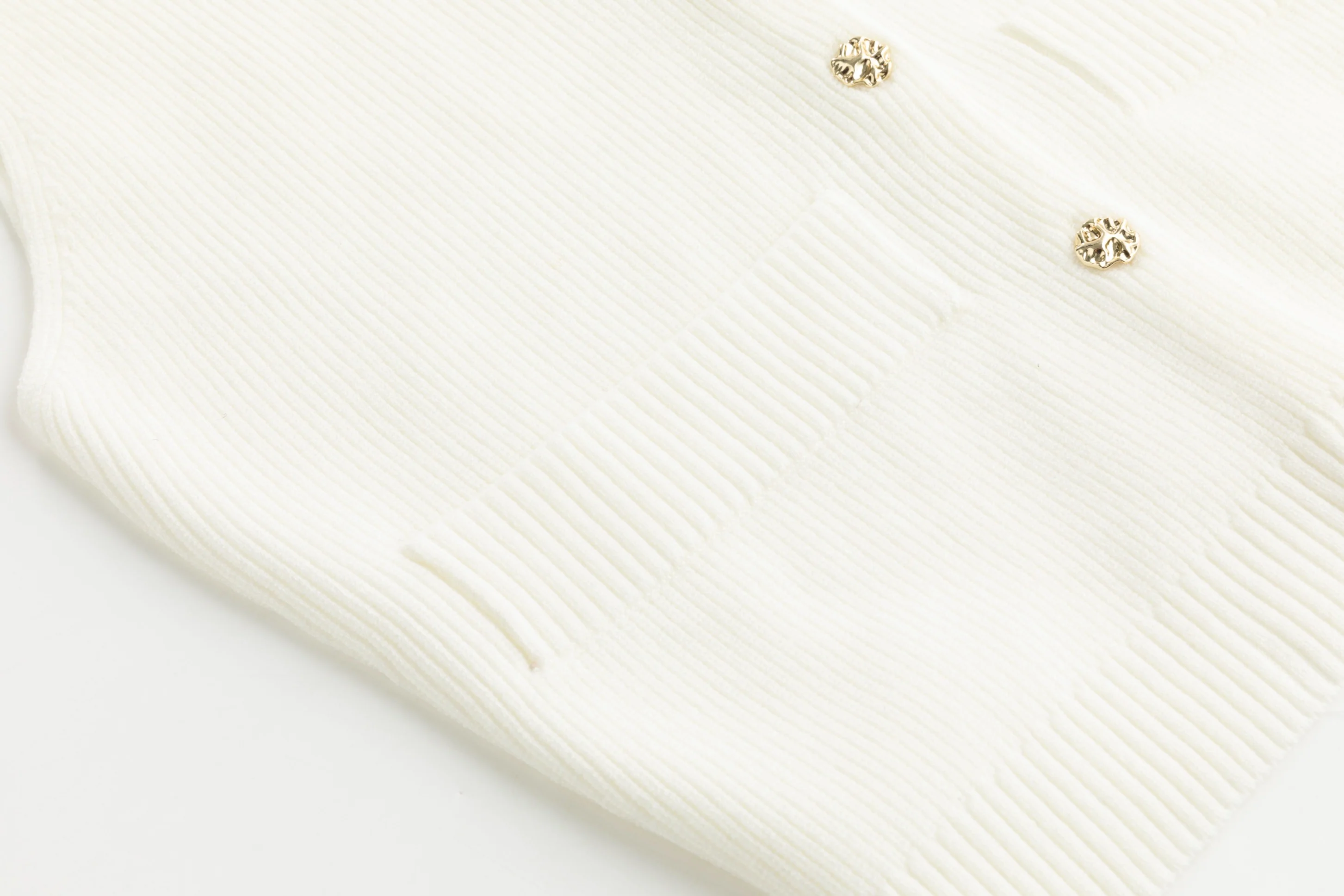 Cardi Vest - Ivory - Image 5