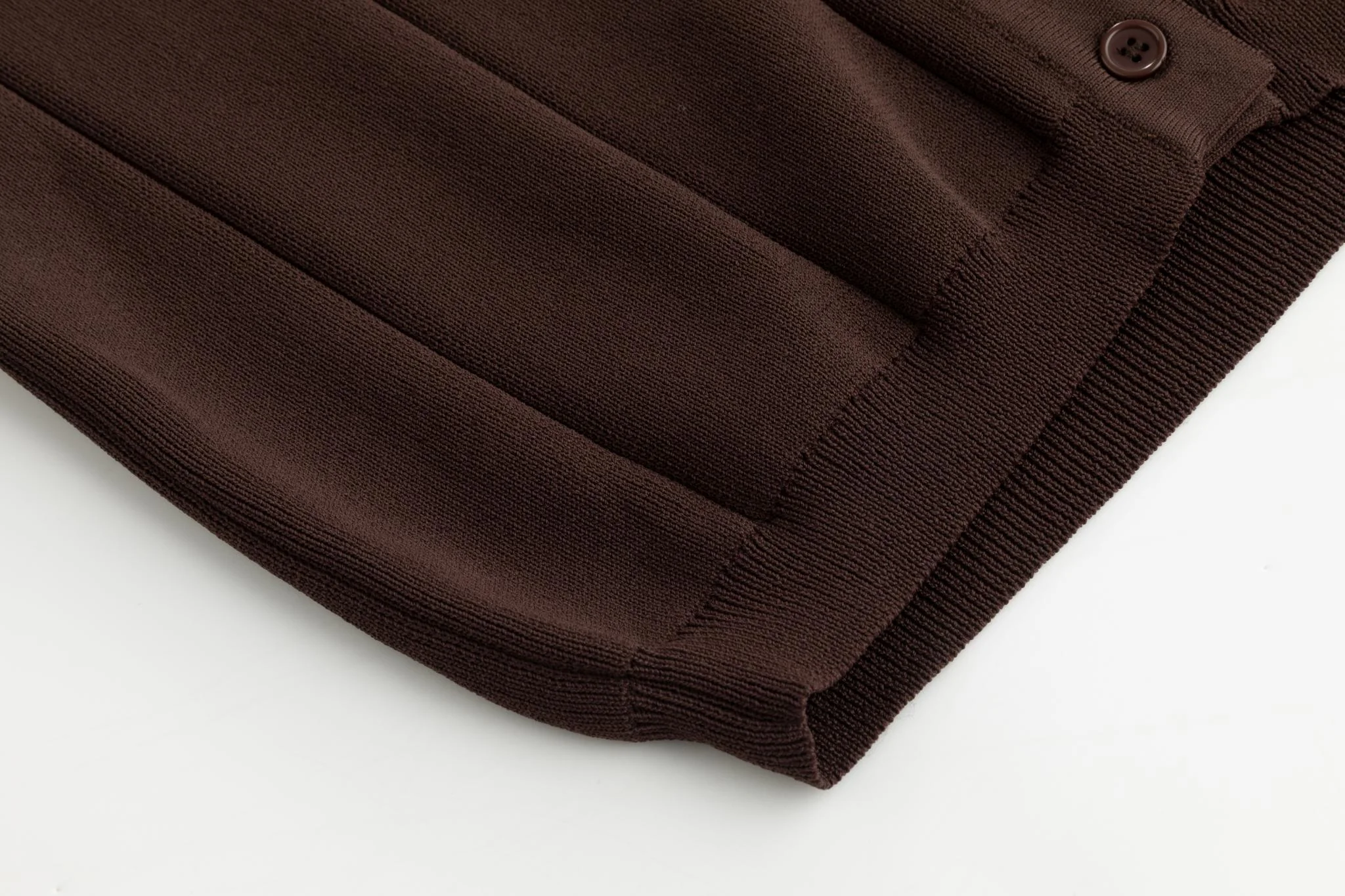 Chocolate Brown Seem Cardigan - Image 5