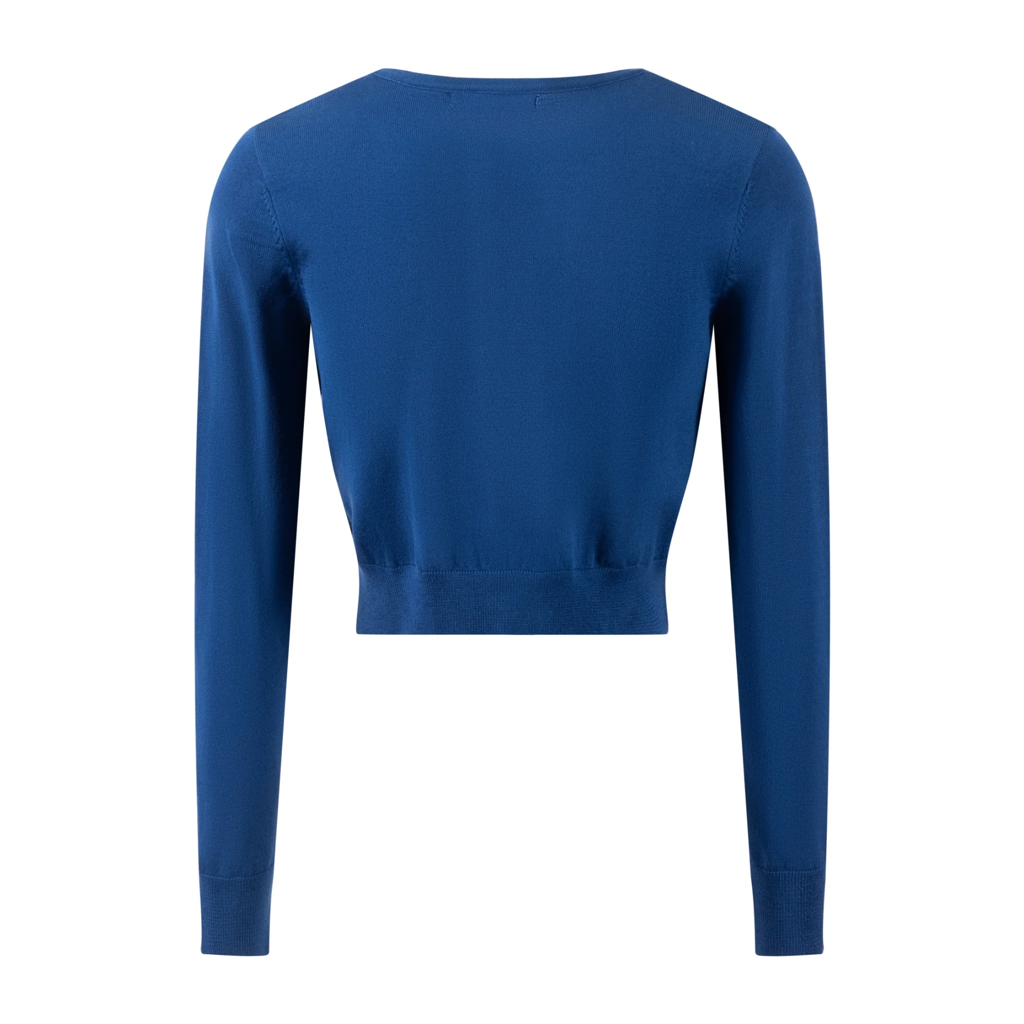 Classic Knit Cardigan - Blue - Image 3