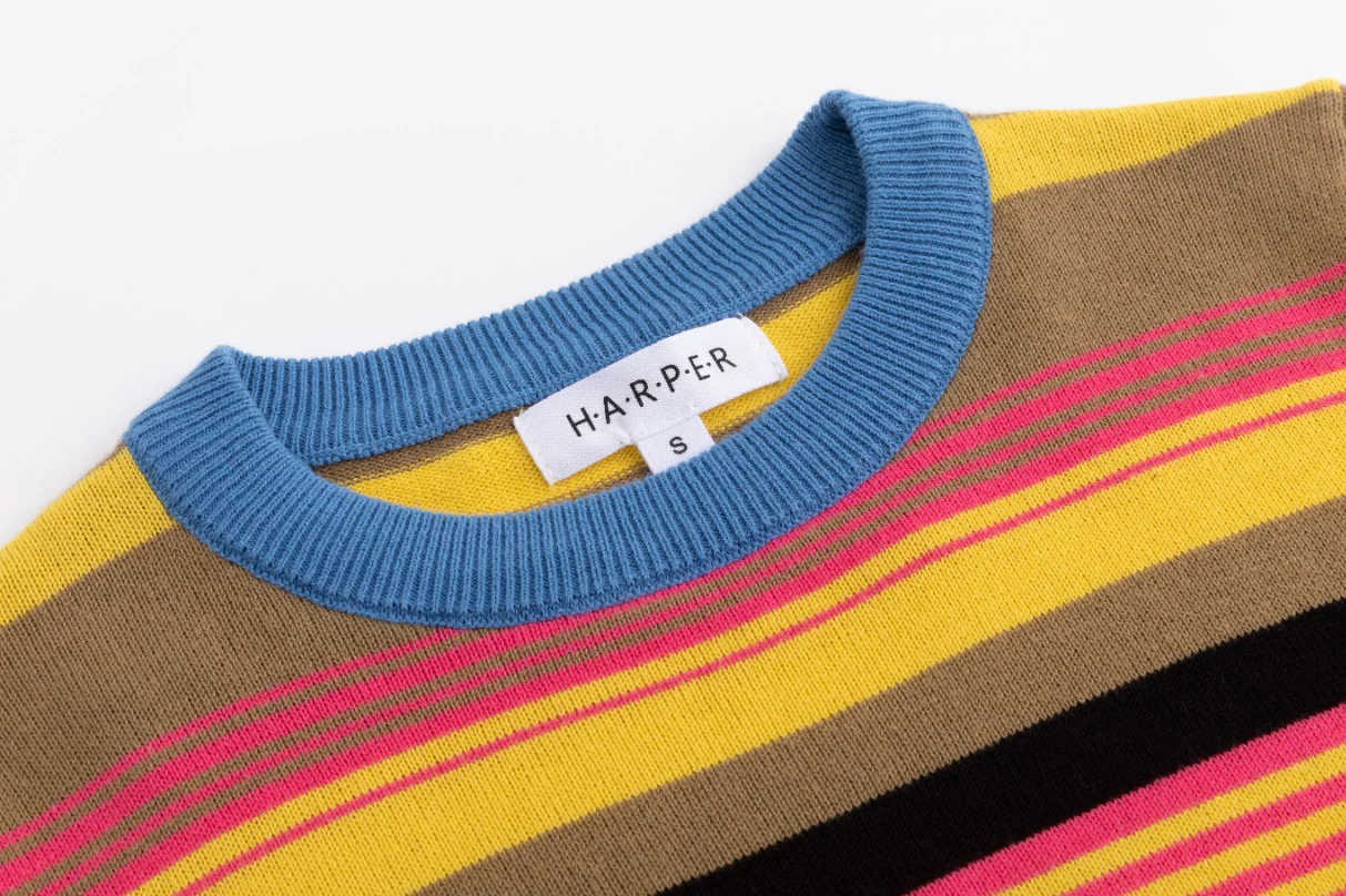 Colorful Knit Stripped Sweater - Image 5