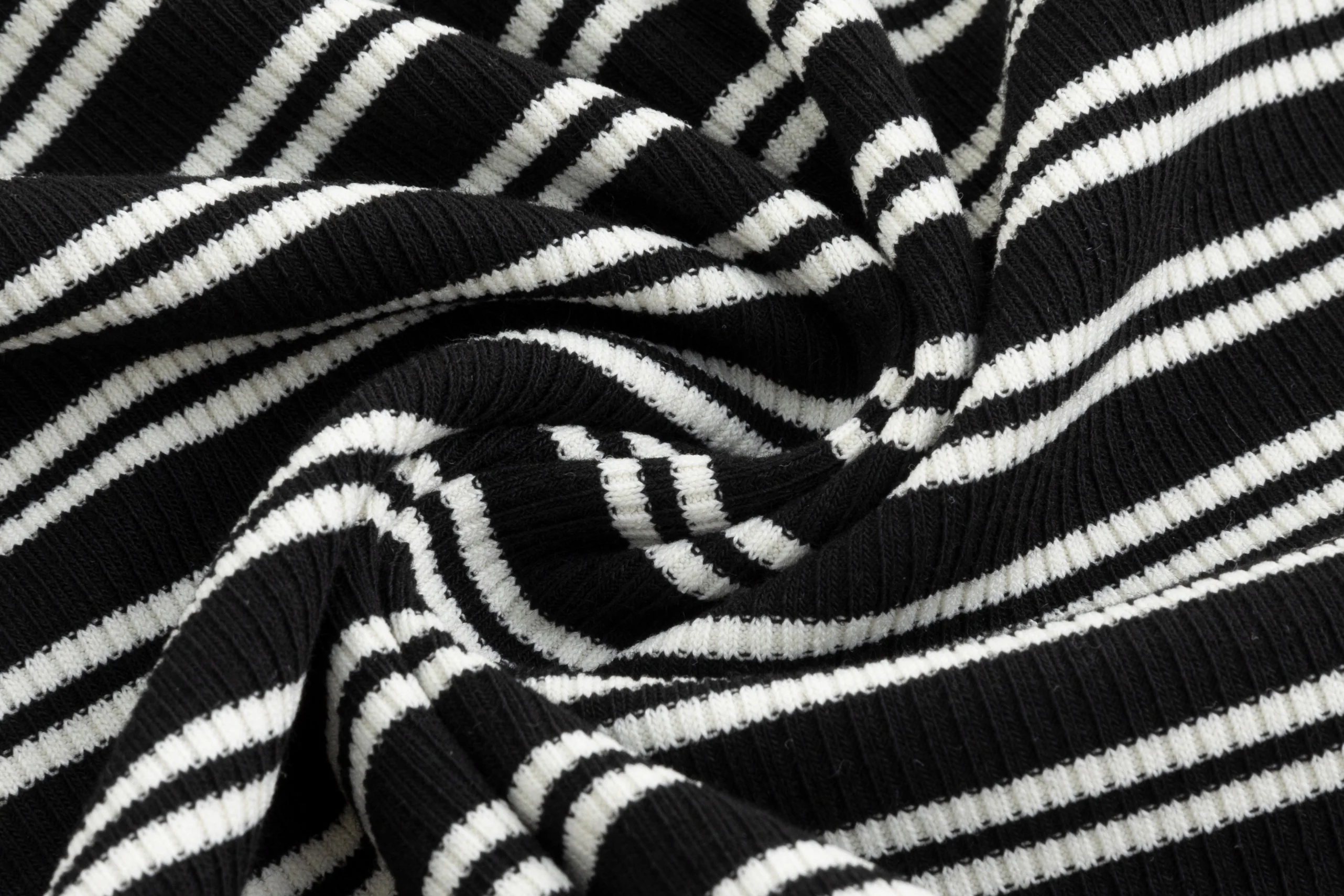 Double Striped T-Shirt - Black/Cream - Image 5