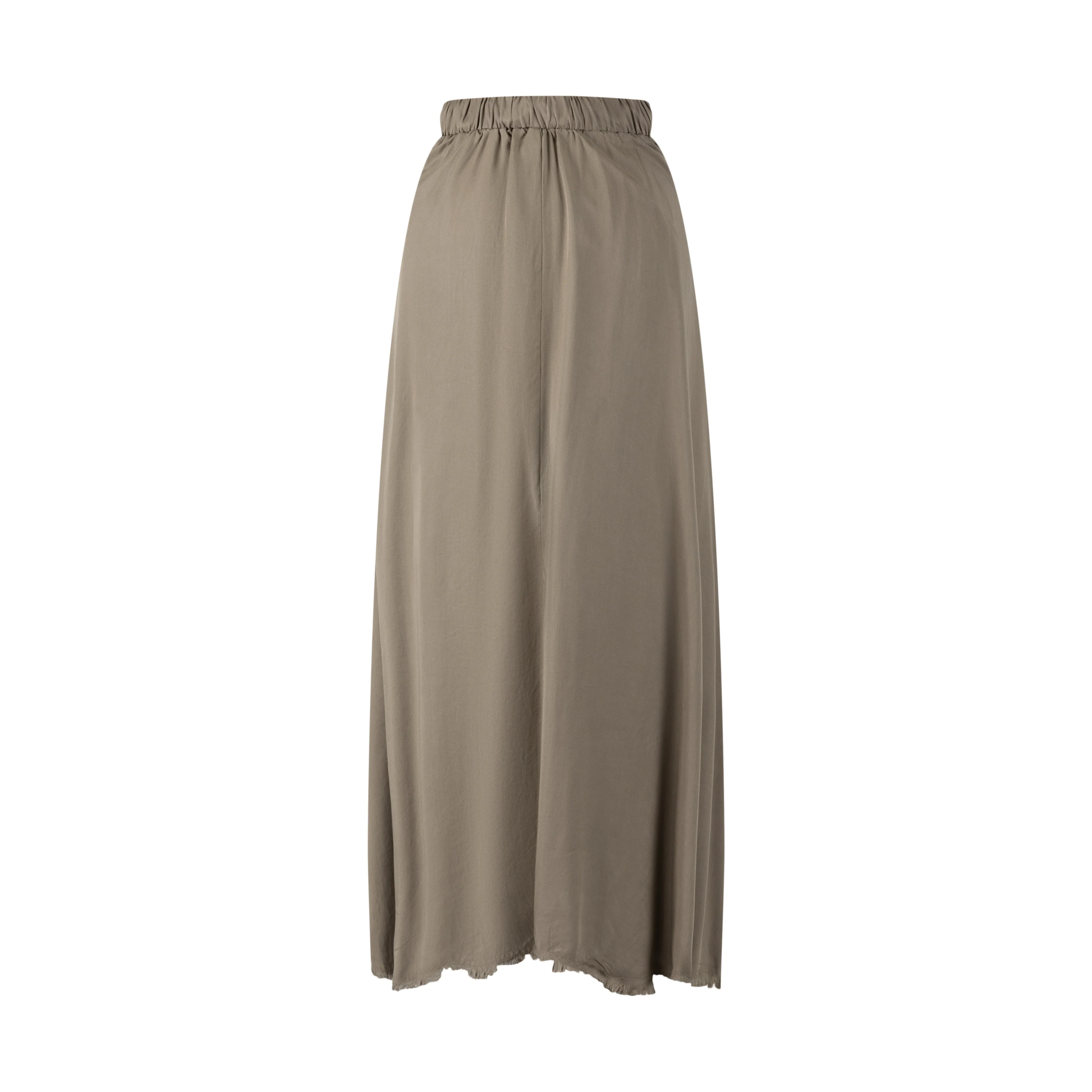 Drawstring Waistband Skirt- Fawn - Image 3