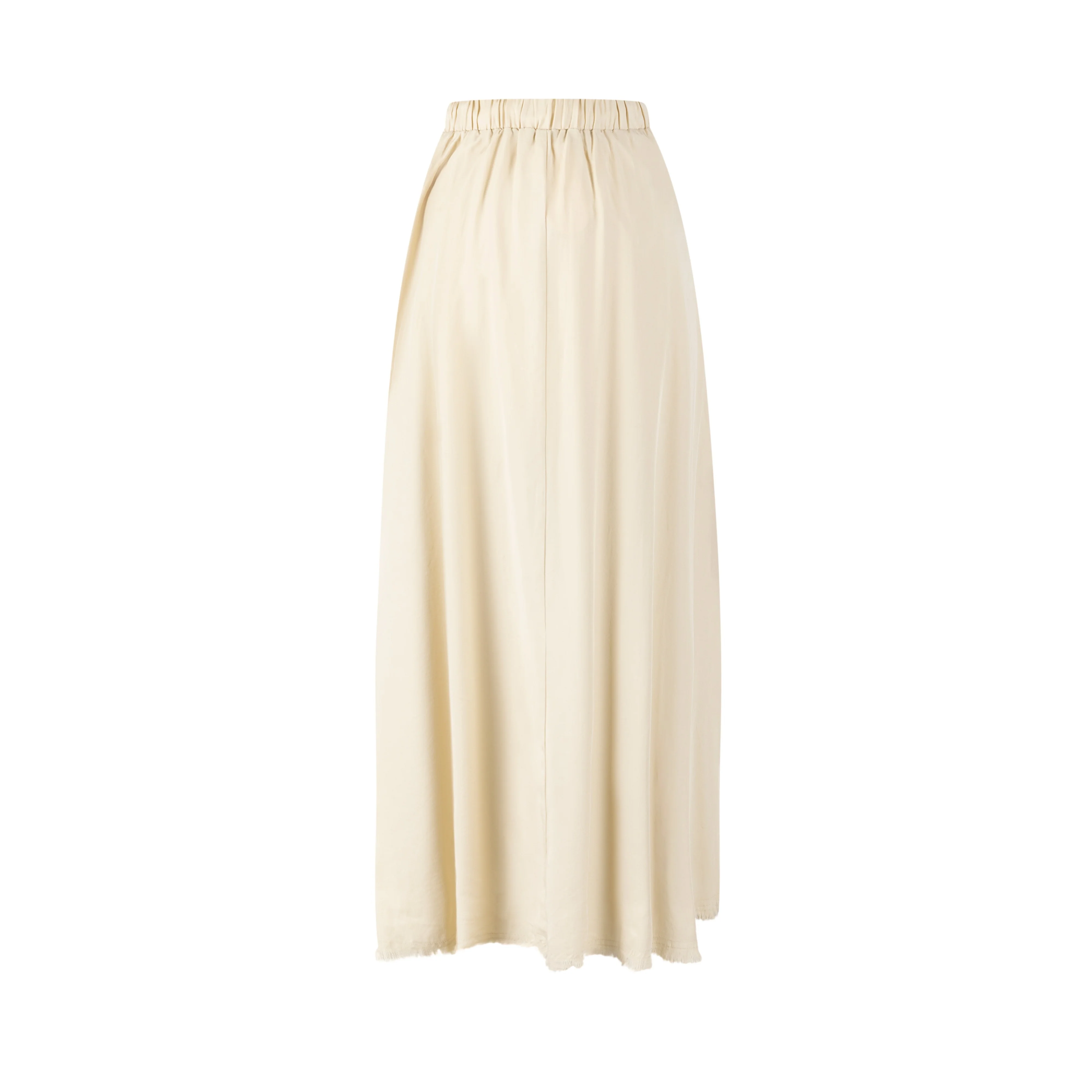 Drawstring Waistband Skirt- Parchment - Image 3