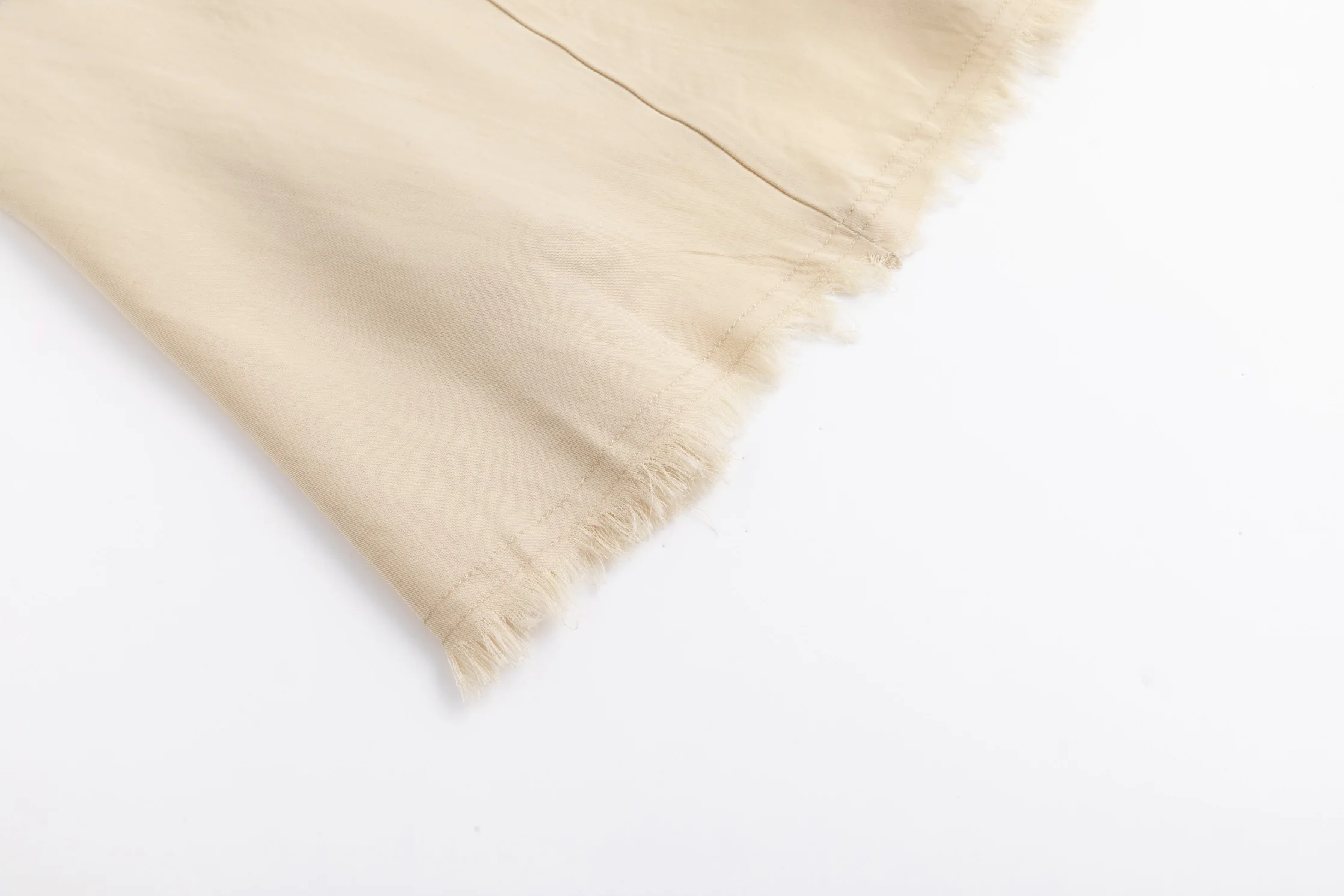 Drawstring Waistband Skirt- Parchment - Image 4