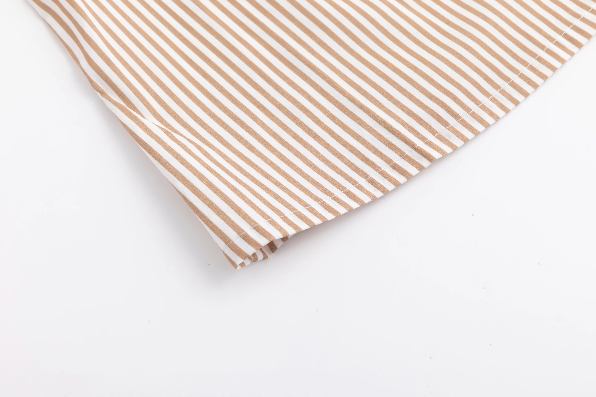 Embellished Pinstripe Blouse - Fawn - Image 5
