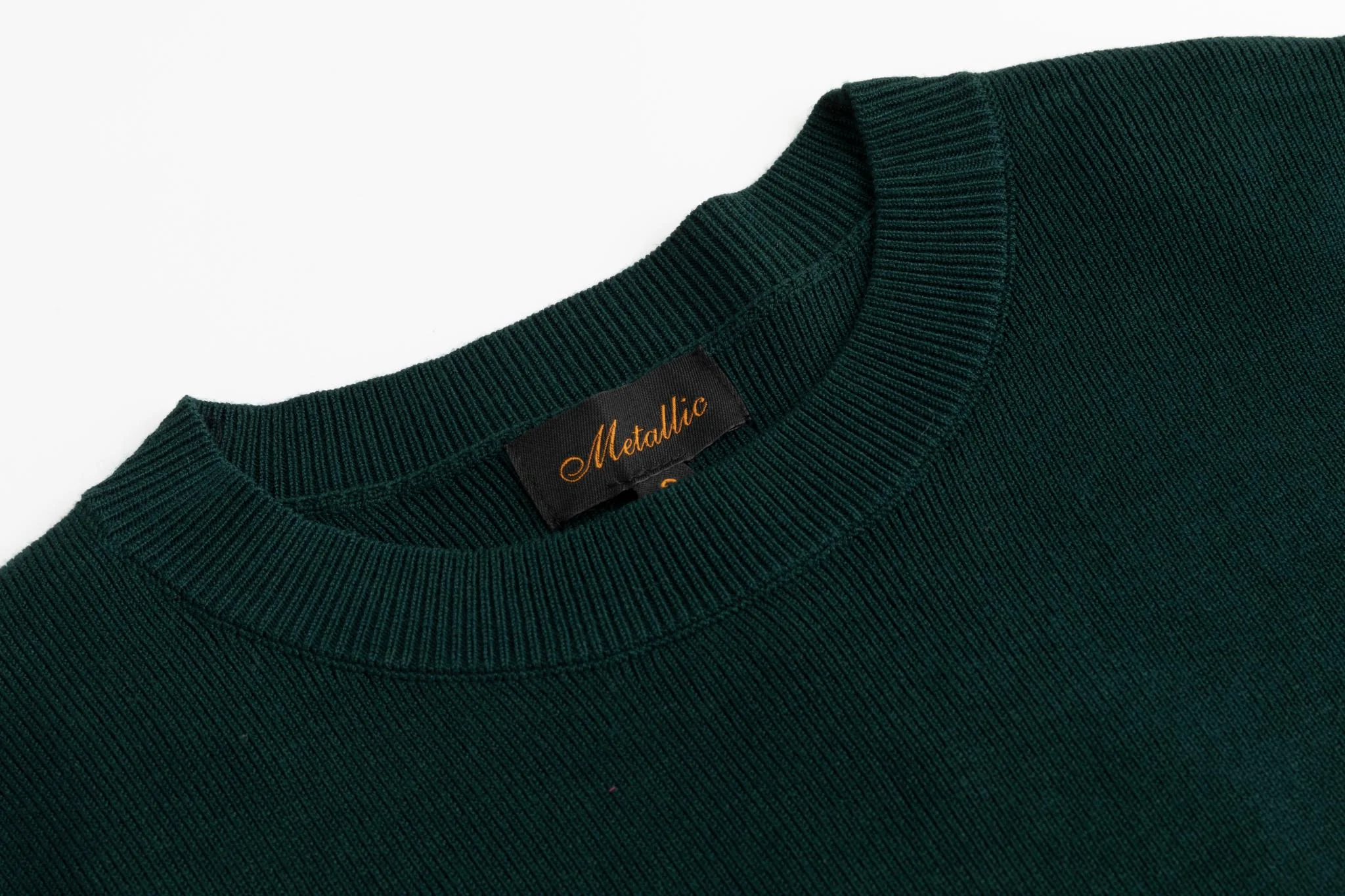 Emerald Green Knit Overlay And Printed Satin Dress - Image 4