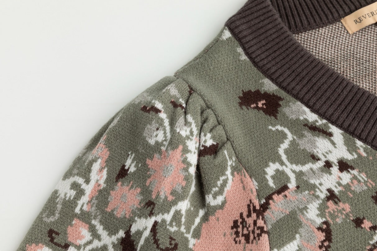 Floral Cardigan - Sage - Image 5