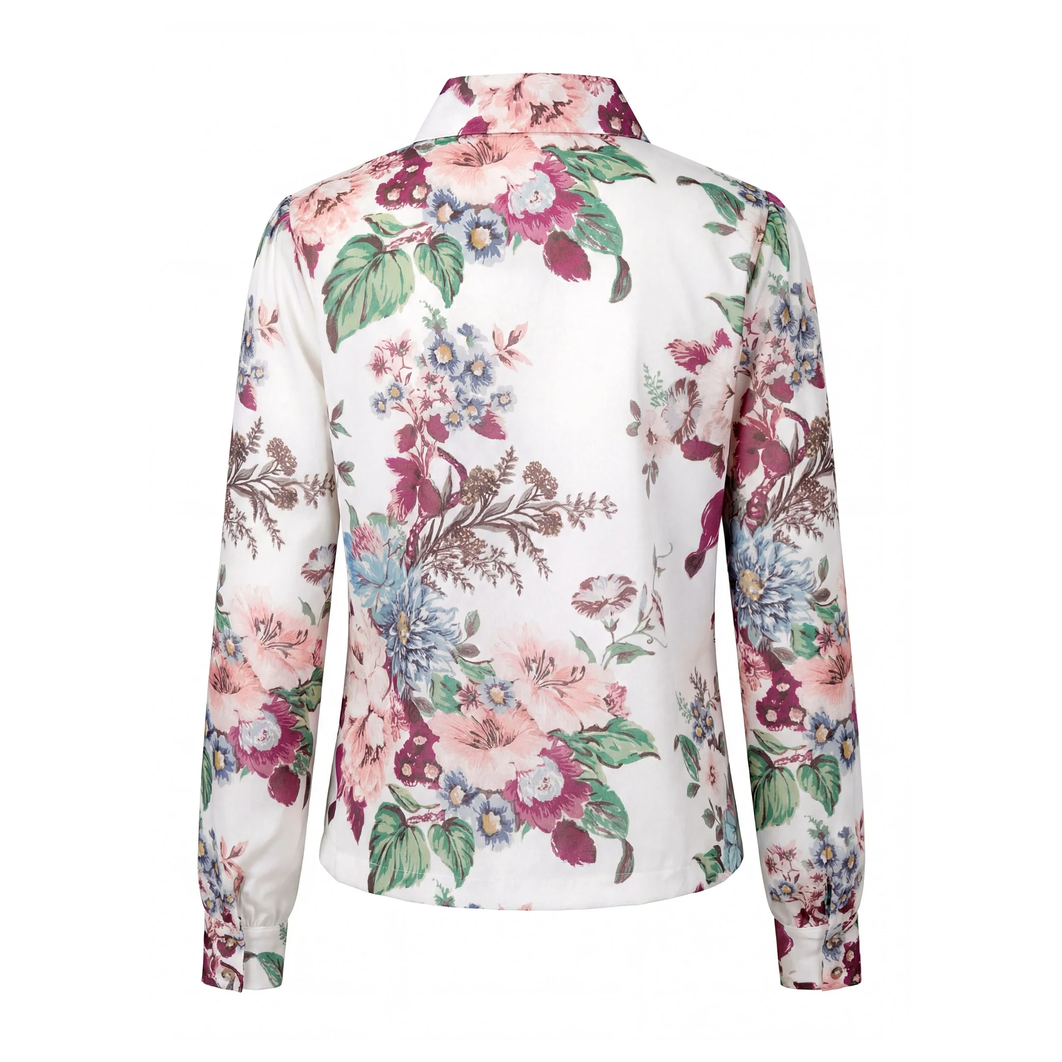 Floral Chiffon Blouse - Image 3