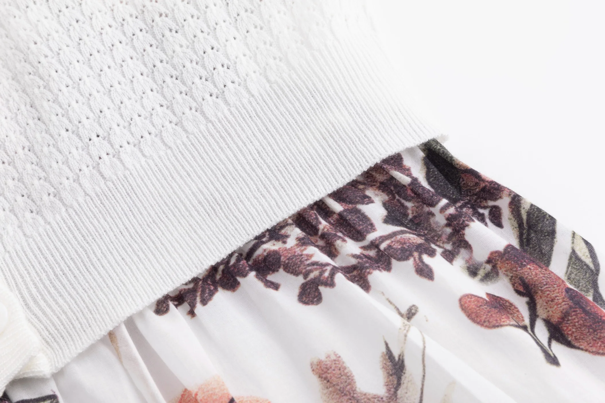 Floral Mauve Overlay Dress - Image 4