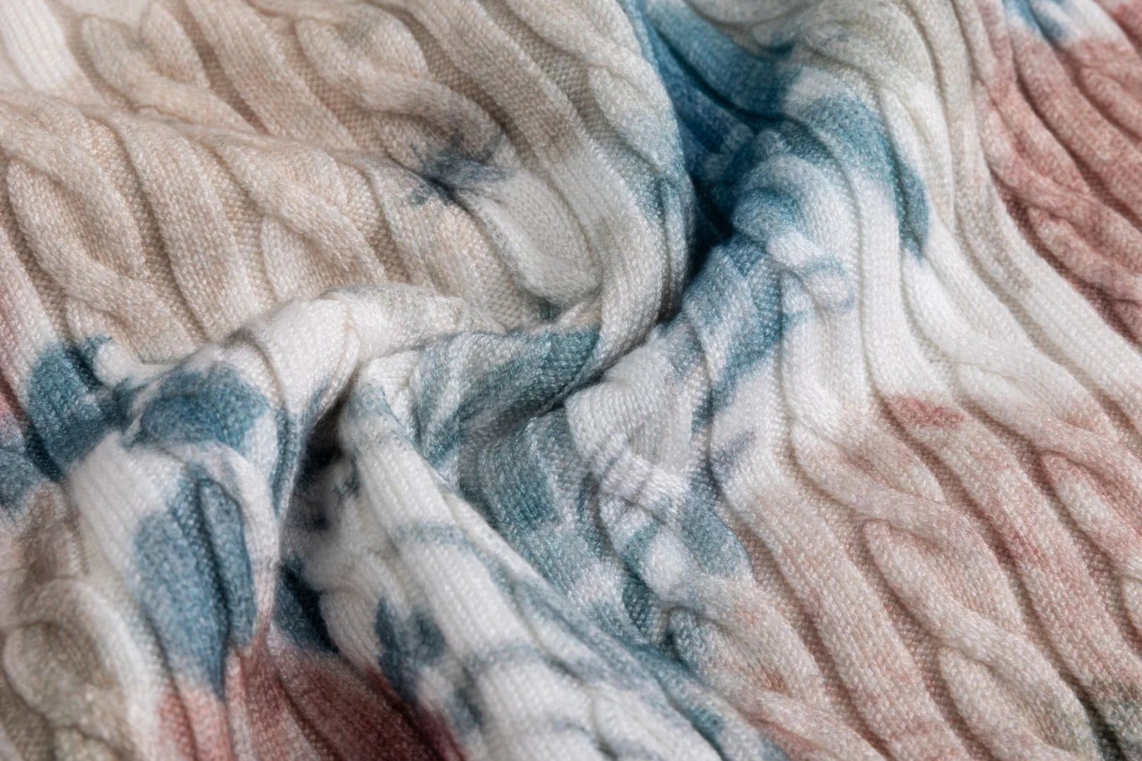 Floral Multi Color Cable Knit Top - Image 5