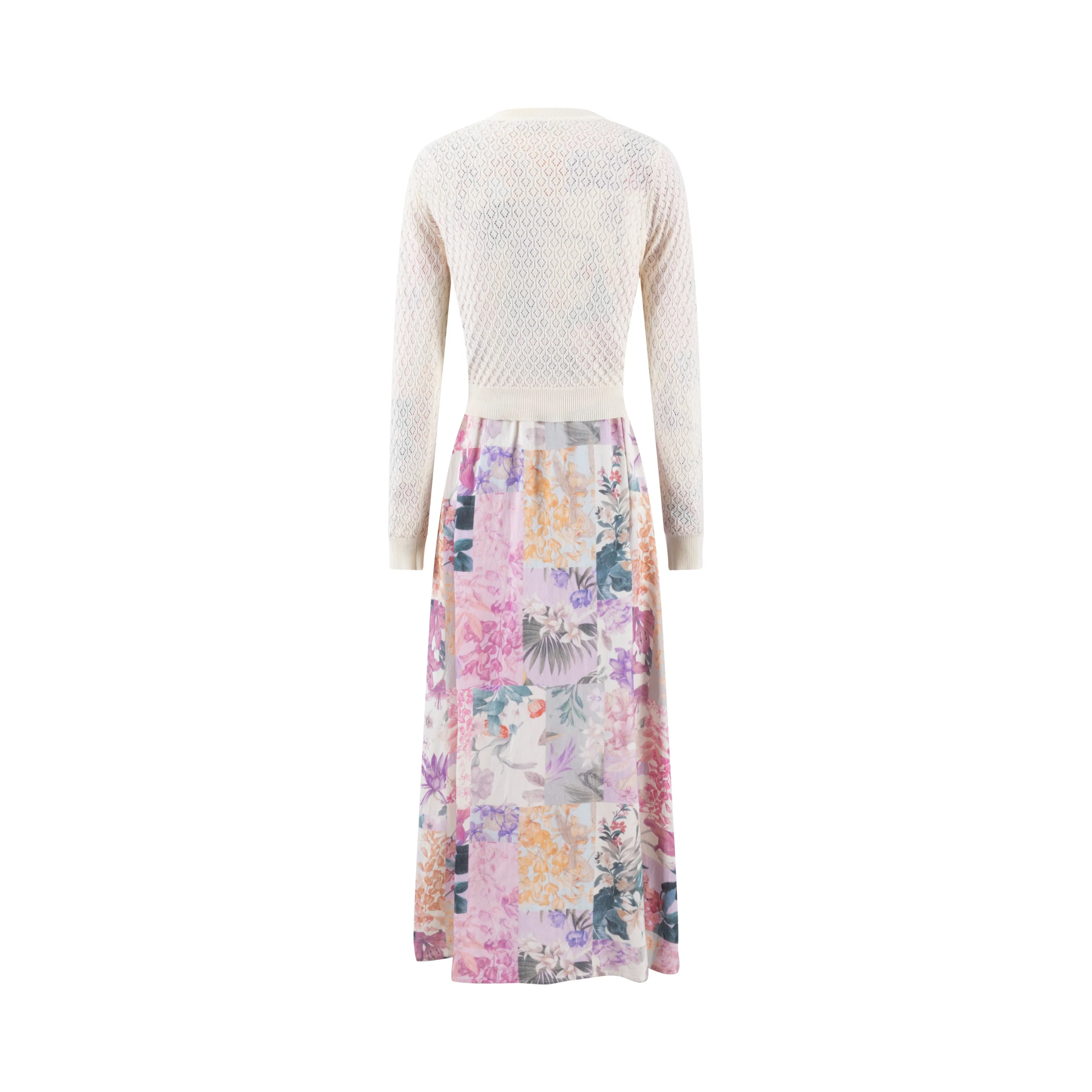 Floral Overlay Dress - Image 3