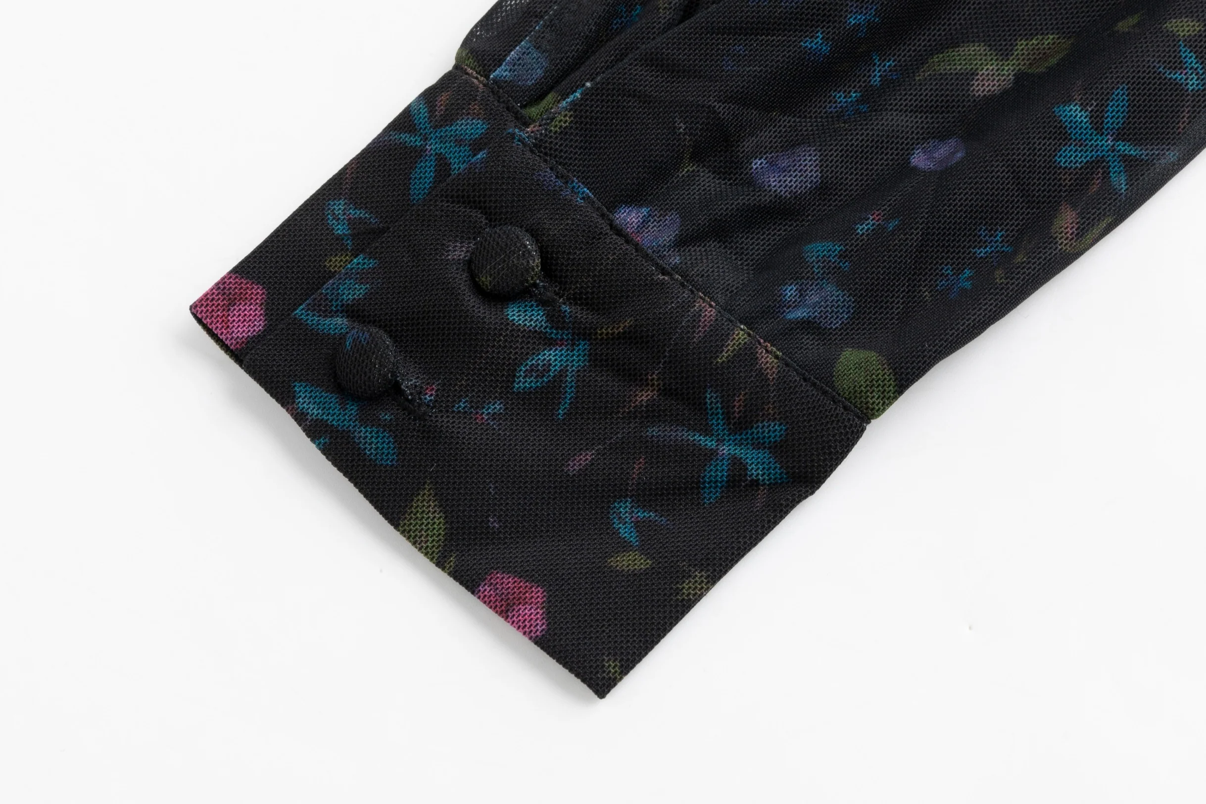Floral Printed Slip Dress With Mesh Blouse Underlay - Image 7