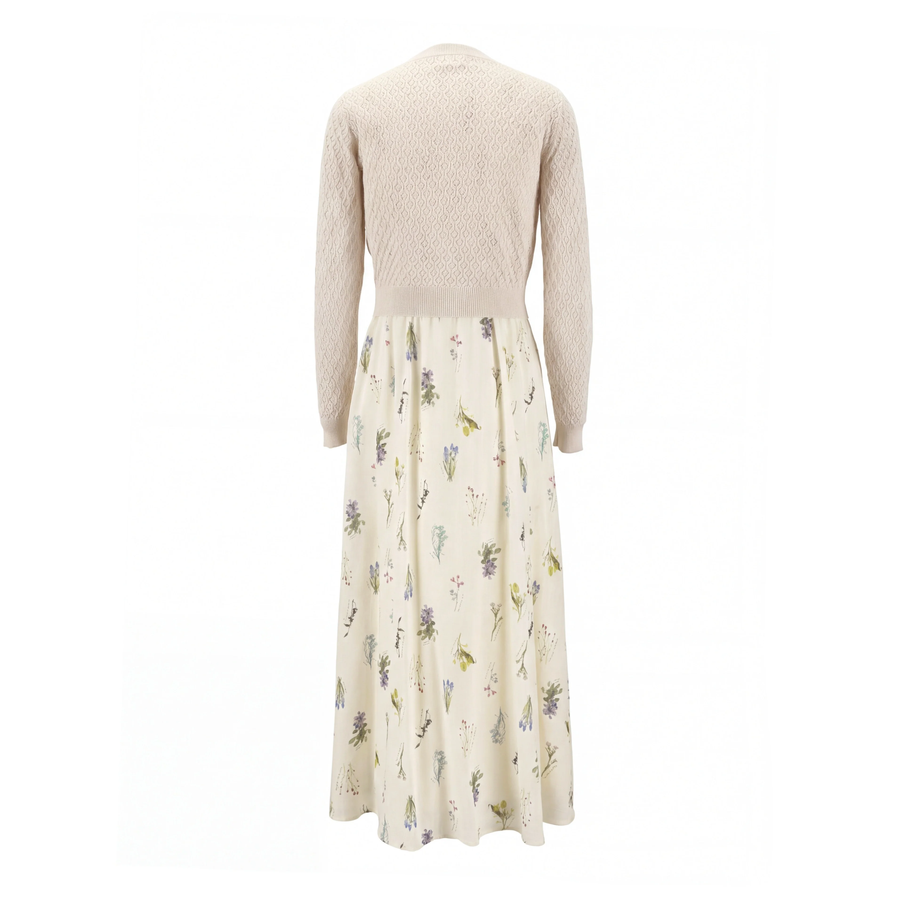 Flower Cluster Overlay Dress - Image 3