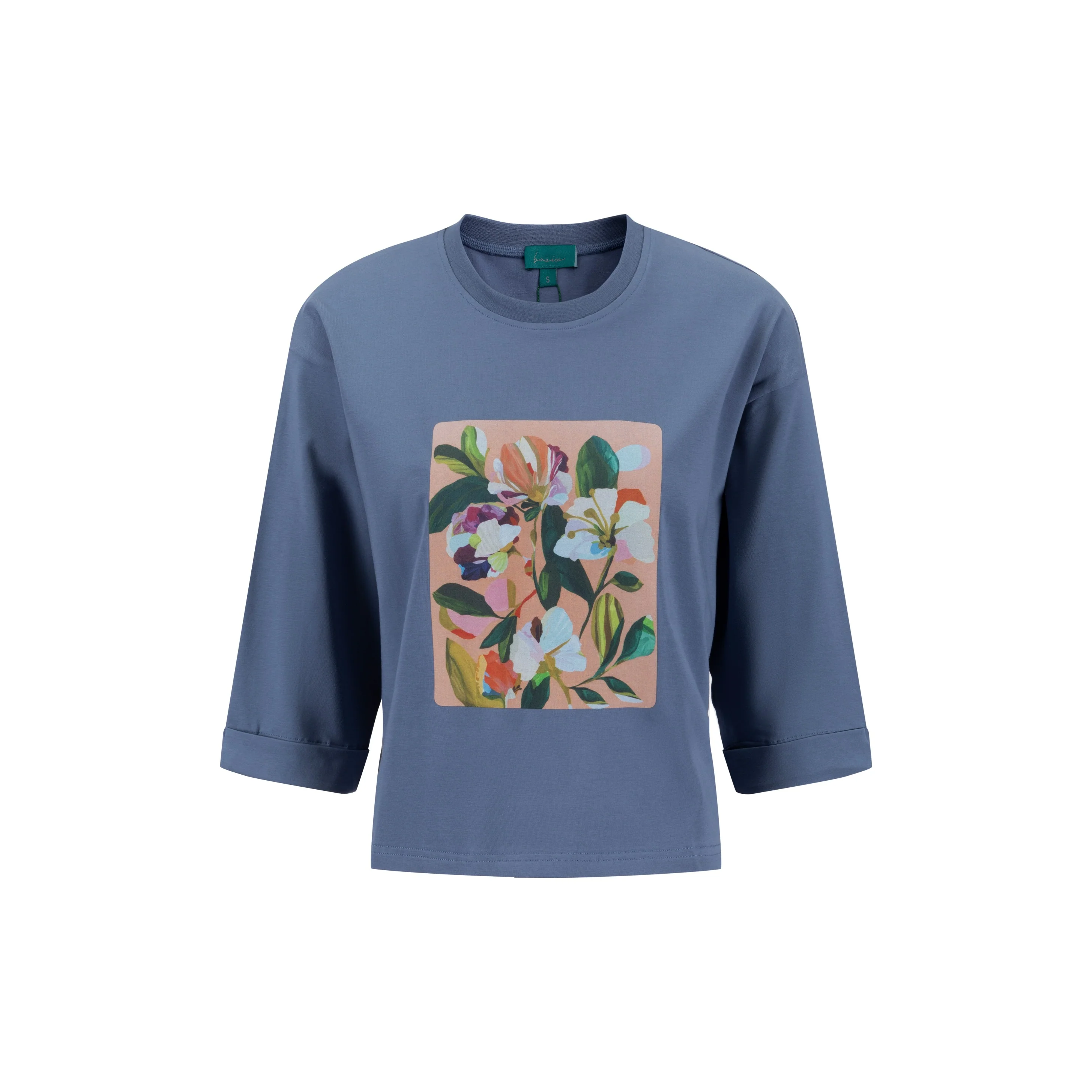 Graphic Box Tee - Blue - Image 2