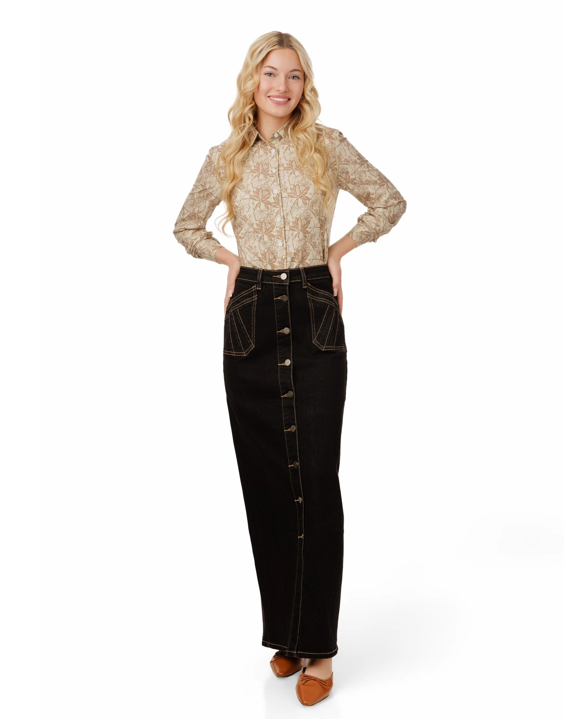 Hawaiian Blouse - Fawn