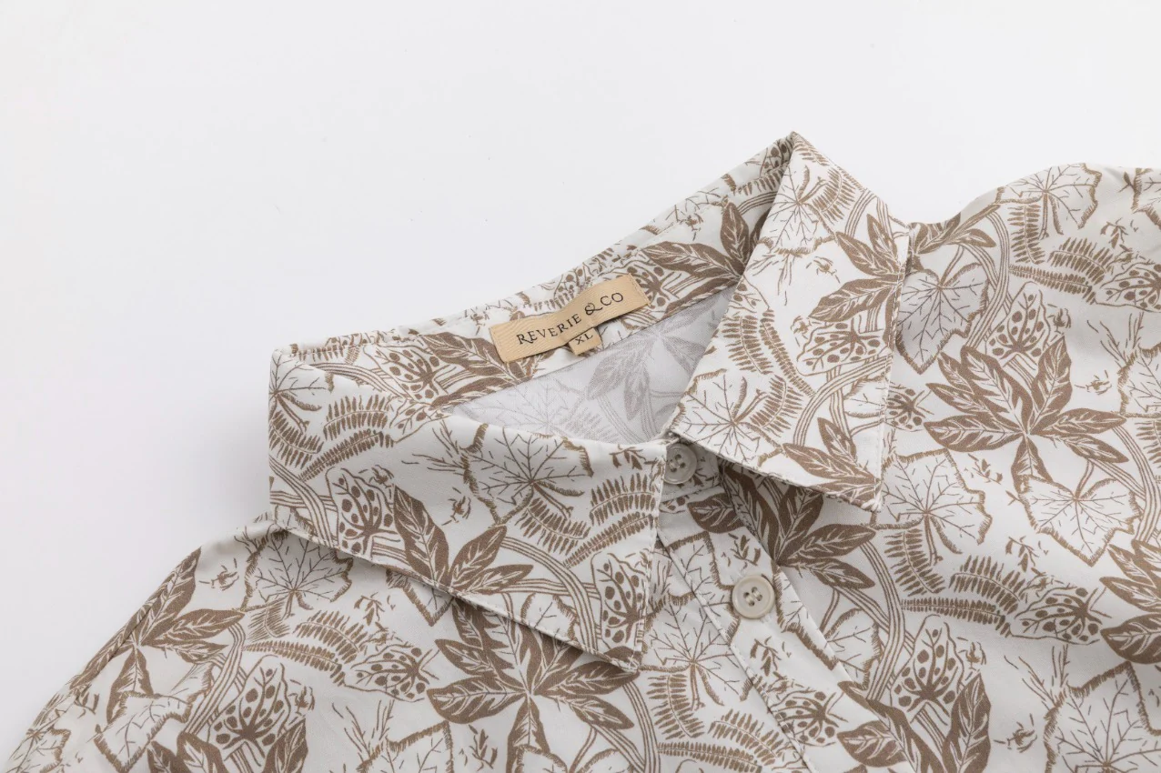 Hawaiian Blouse - Fawn - Image 5