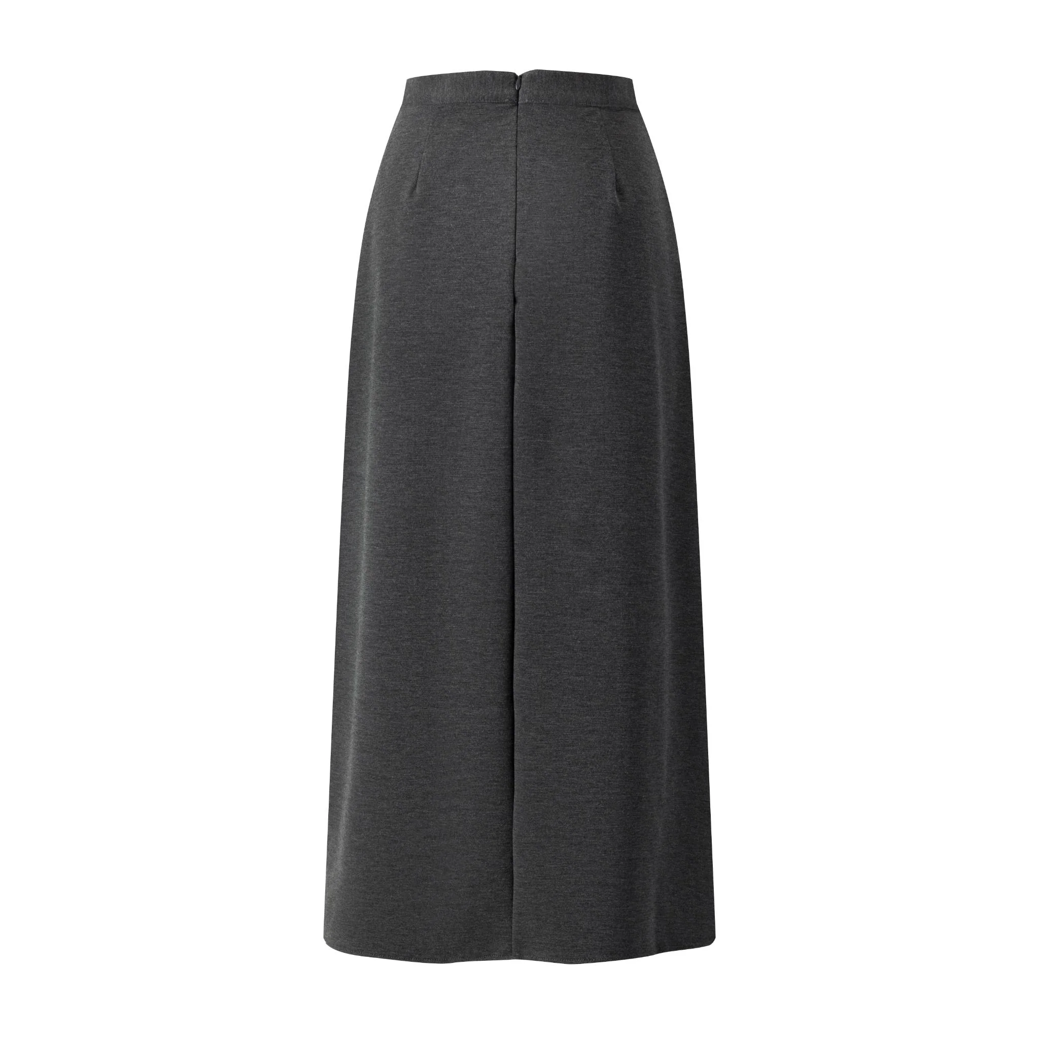 Hidden Pocket Skirt - Dark Heather Grey - Image 2