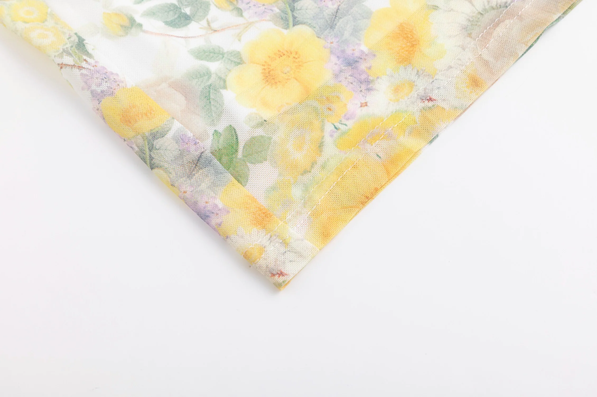 Ivory Ruffle Collar Floral Print Top - Yellow - Image 7